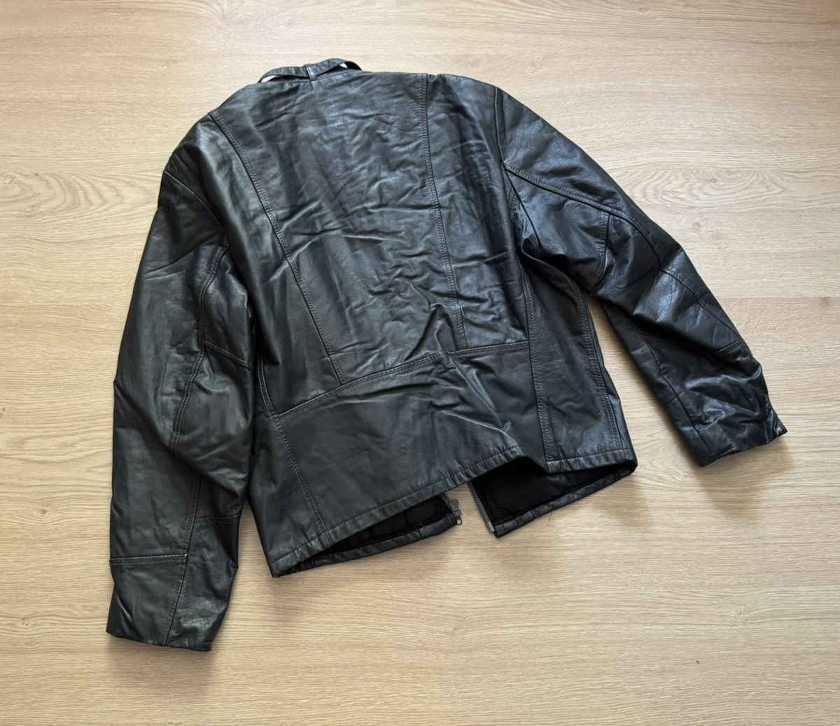 Genuine Leather Vintage 90’s Moto Racing Formula 1 Genuine Leather Jacket Size US L / EU 52-54 / 3 - 5 Thumbnail