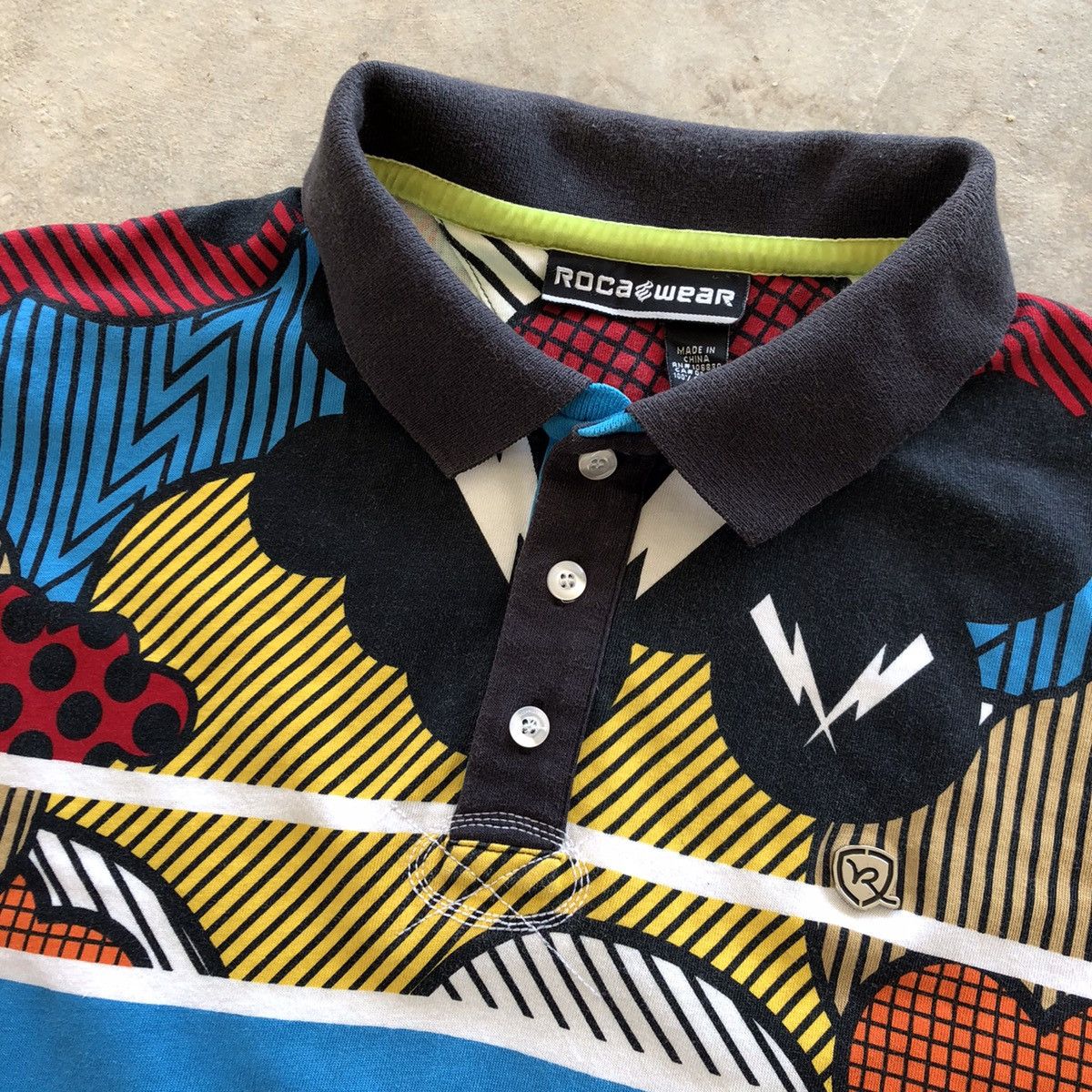 Rocawear ROCAWEAR Fancy Multicolor Design Polo Size US M / EU 48-50 / 2 - 5 Thumbnail