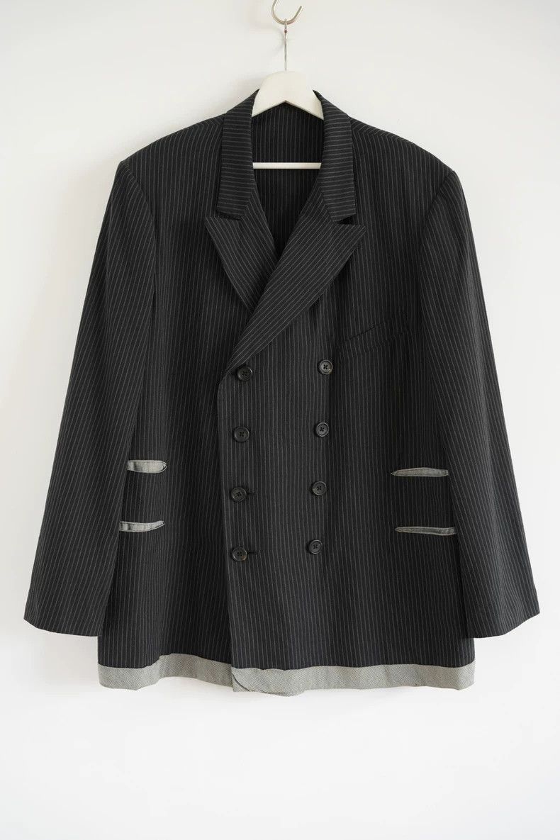 Yohji Yamamoto Yohji Yamamoto Houndstooth Stripe Blazer Size US M / EU 48-50 / 2 - 1 Thumbnail