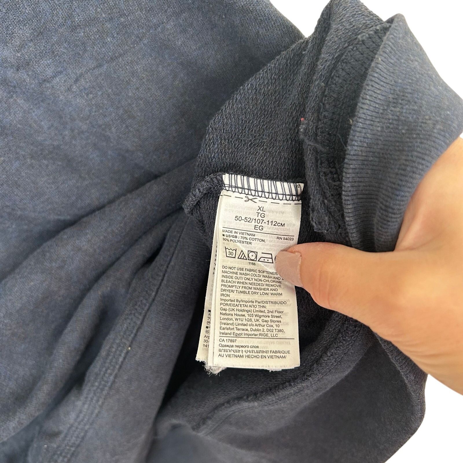 Banana Republic Banana Republic Navy Blue Core Temp Long Sleeve Polo Sz XL Size US XL / EU 56 / 4 - 3 Thumbnail
