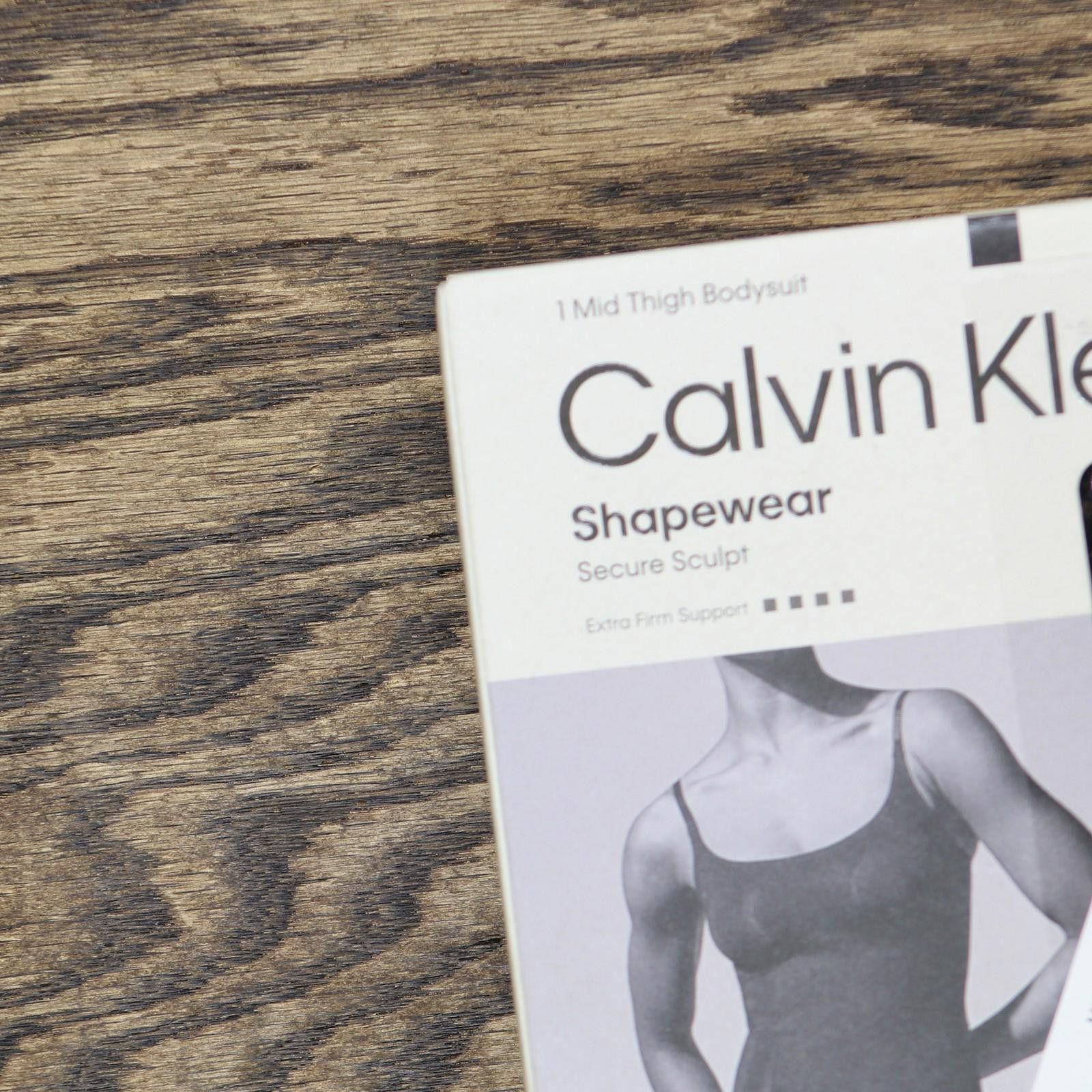 Calvin Klein Nwt Calvin Klein Sculpt Mid-thigh Bodysuit Qf8164 Black S Size 28" / US 6 / IT 42 - 4 Thumbnail