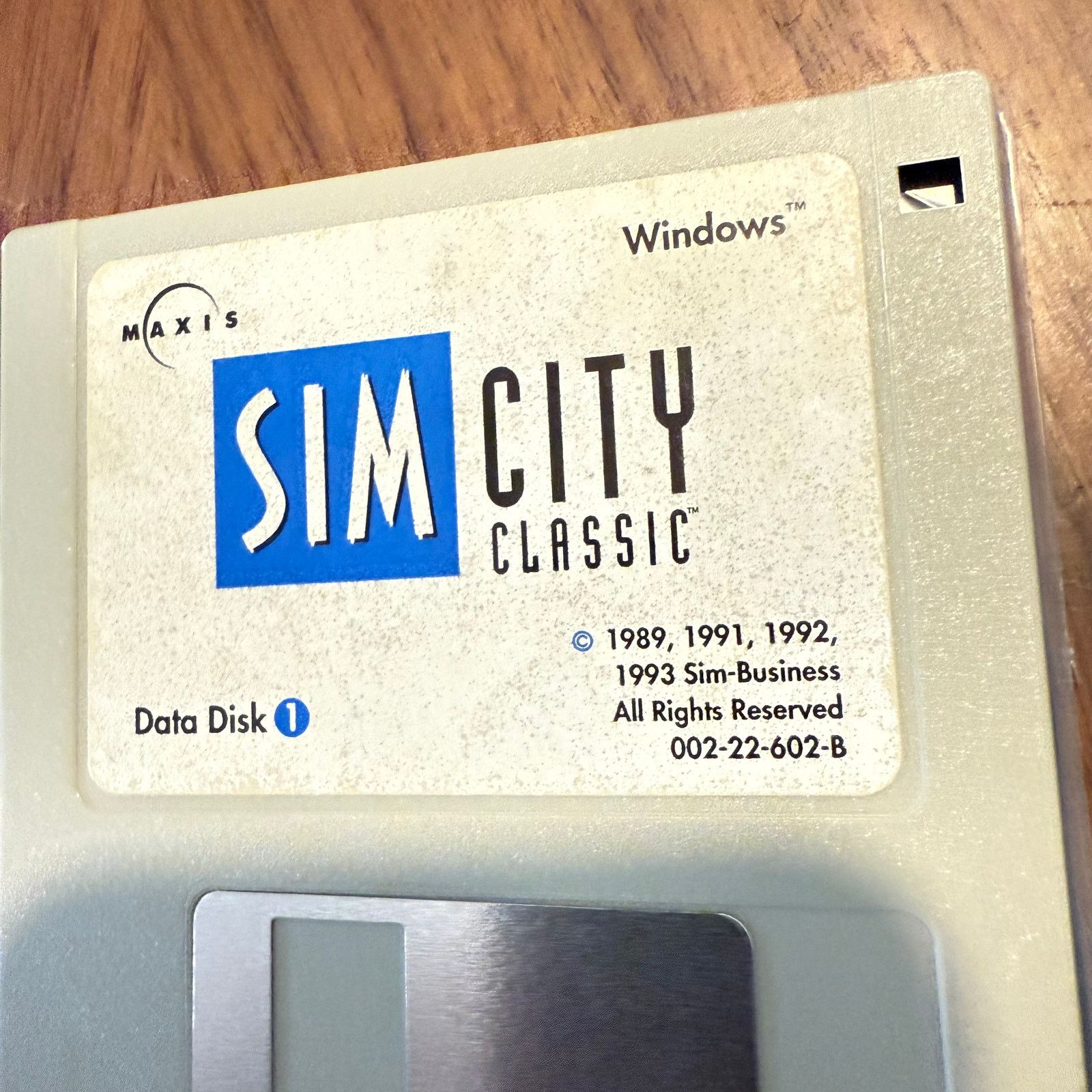 Vintage SimCity Classic PC Game 3.5" Floppy Windows Maxis 1989-1993 Size ONE SIZE - 3 Thumbnail