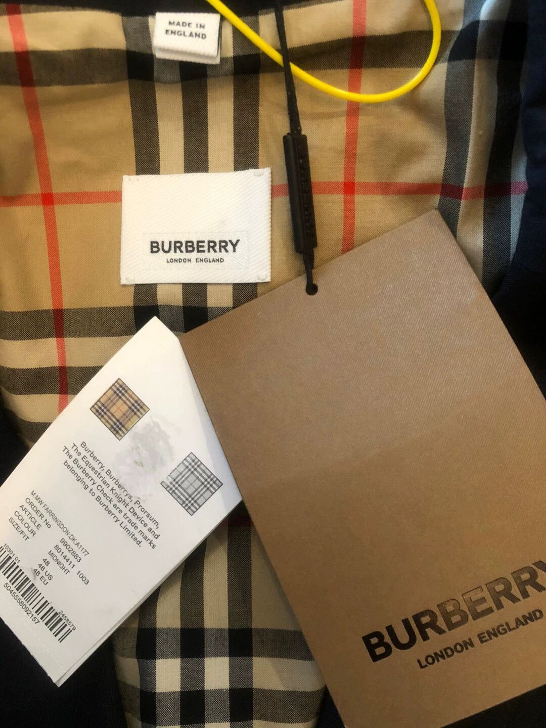 Burberry Burberry UK Cotton Gabardine Trench Coat 48 Size US M / EU 48-50 / 2 - 6 Thumbnail