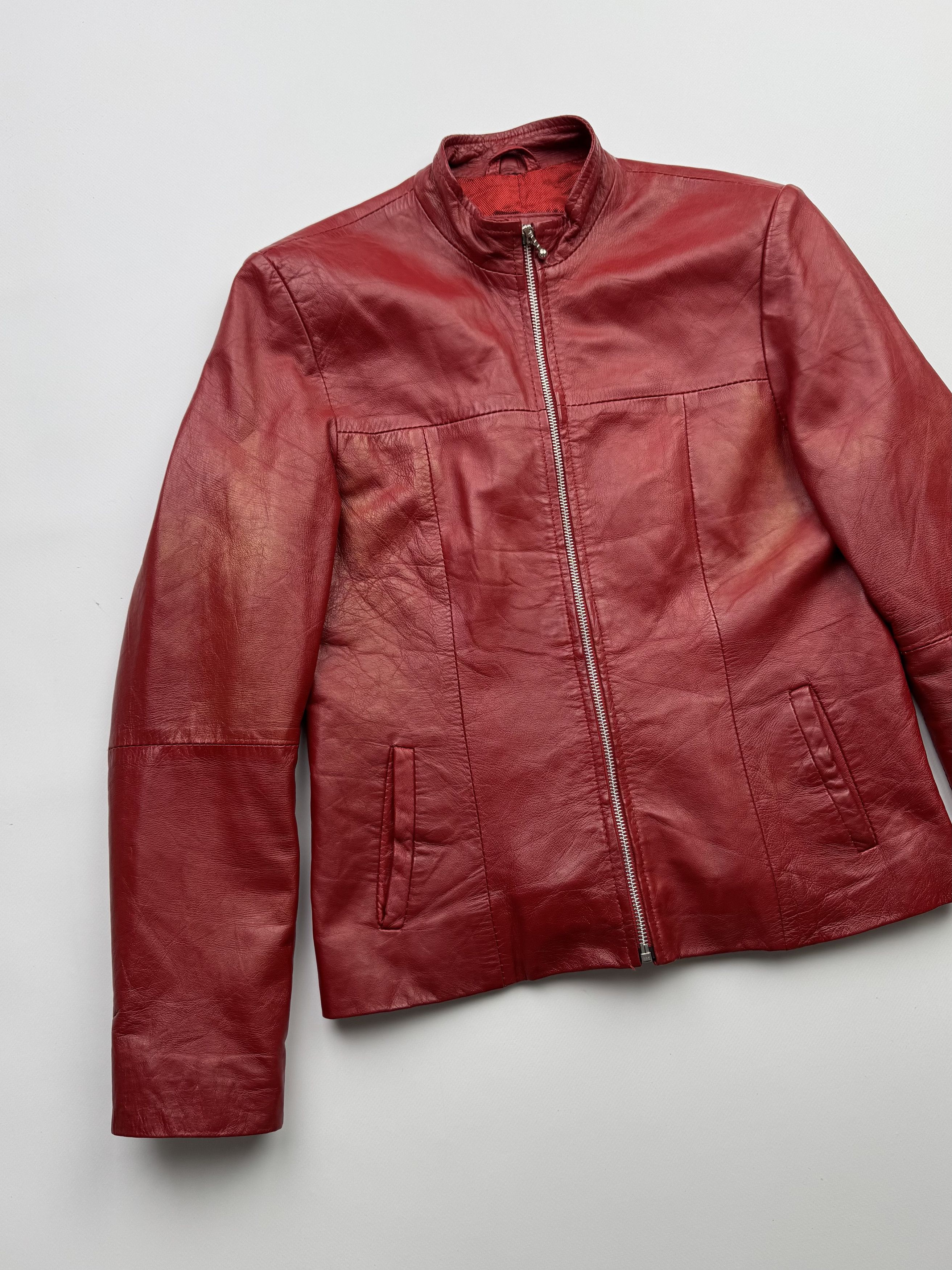 Vintage Vintage Leather Jacket B208(V301)E2 Size S / US 4 / IT 40 - 2 Thumbnail