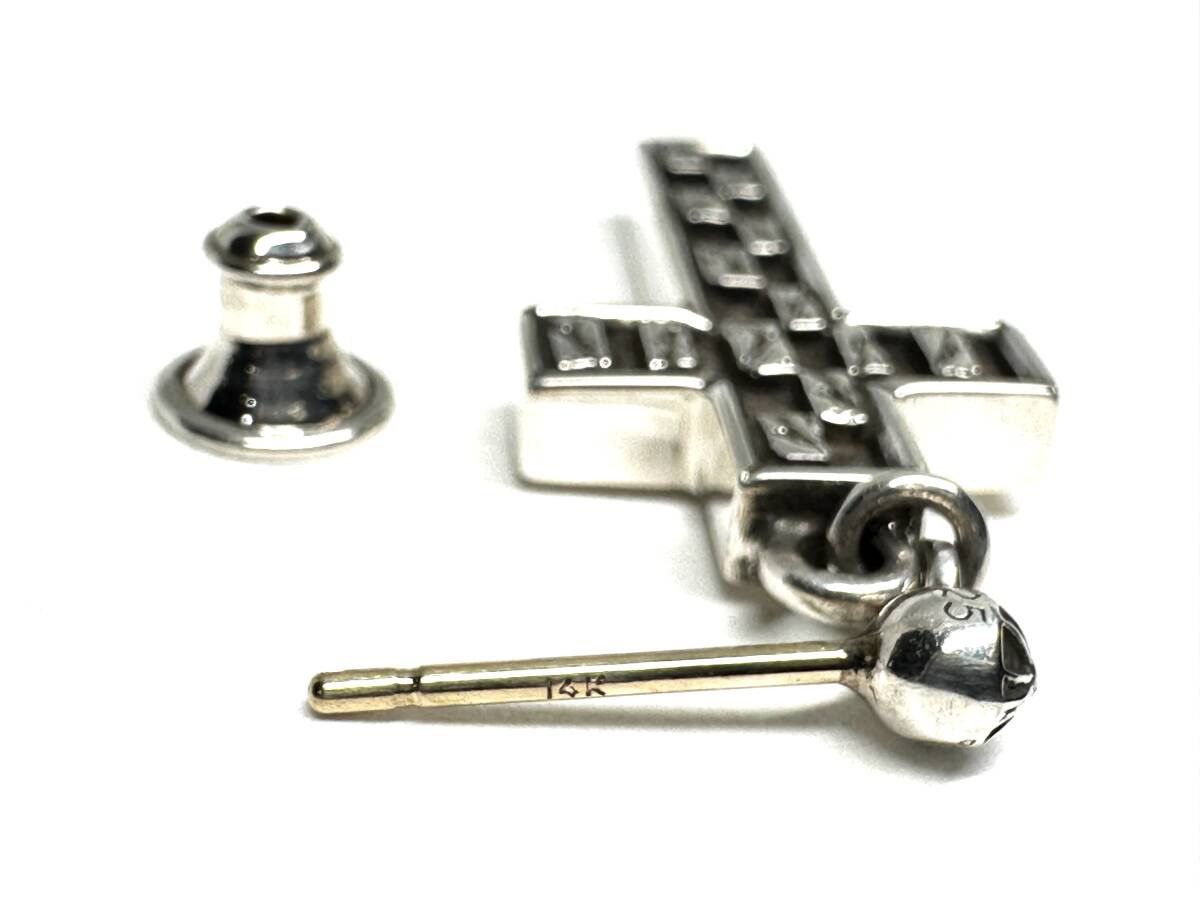 Chrome Hearts Chrome Hearts Matty Boy Cross Earring ytk Size ONE SIZE - 4 Thumbnail