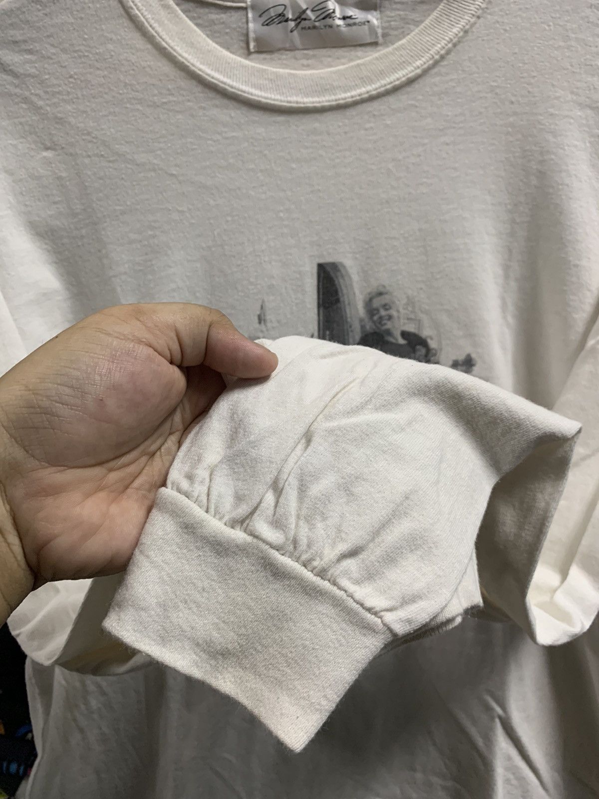 Band Tees × Vintage Vintage Marilyn Monroe white shirt Size US M / EU 48-50 / 2 - 7 Thumbnail