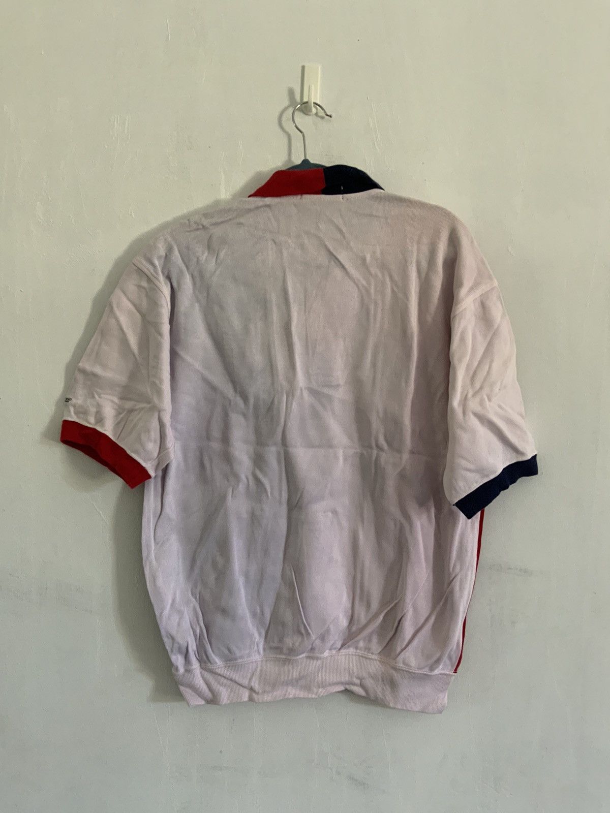 Vintage World Polo Collar Fade Sweatshirt Size US M / EU 48-50 / 2 - 2 Thumbnail