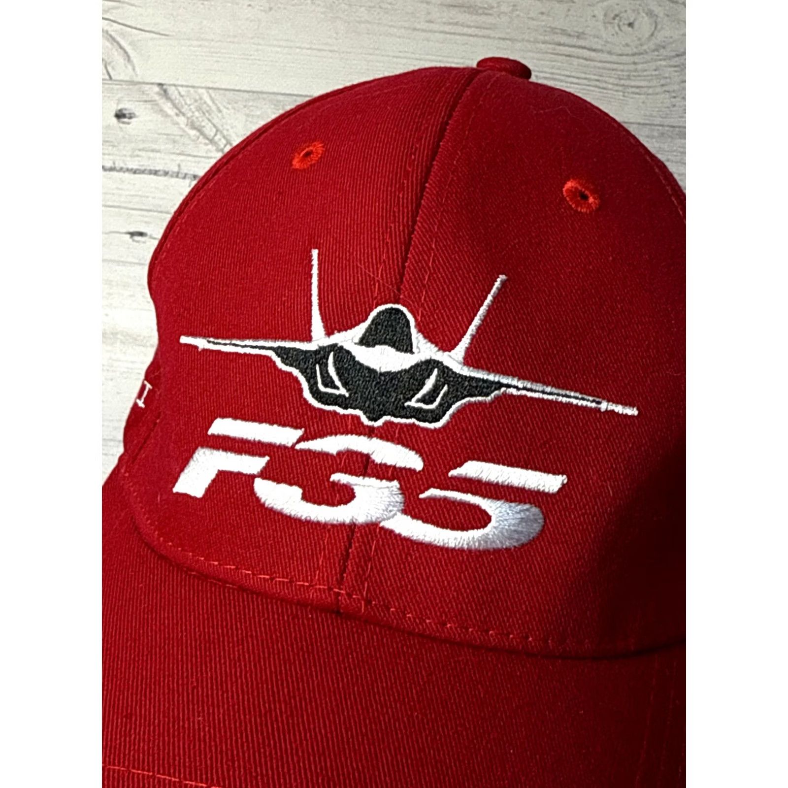 Vintage F35 Switzerland Flight Evaluation Payerne ab 2019 Red Baseball Cap Men One Size Cotton USA Shipping Cap aviation Size ONE SIZE - 2 Thumbnail