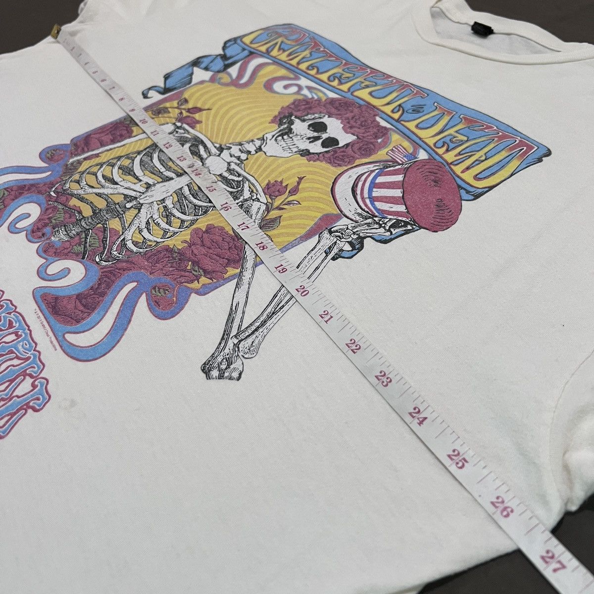 Band Tees × Grateful Dead × Tultex 2015 Grateful Dead Tour Promo Tee 2XL Oversized Skull Size US XXL / EU 58 / 5 - 11 Thumbnail