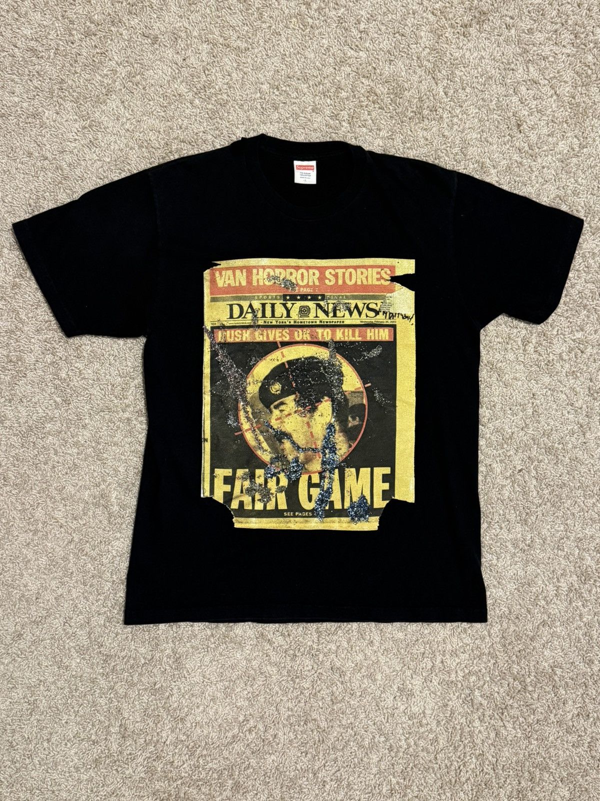 Supreme Dash Snow hell tee | Grailed