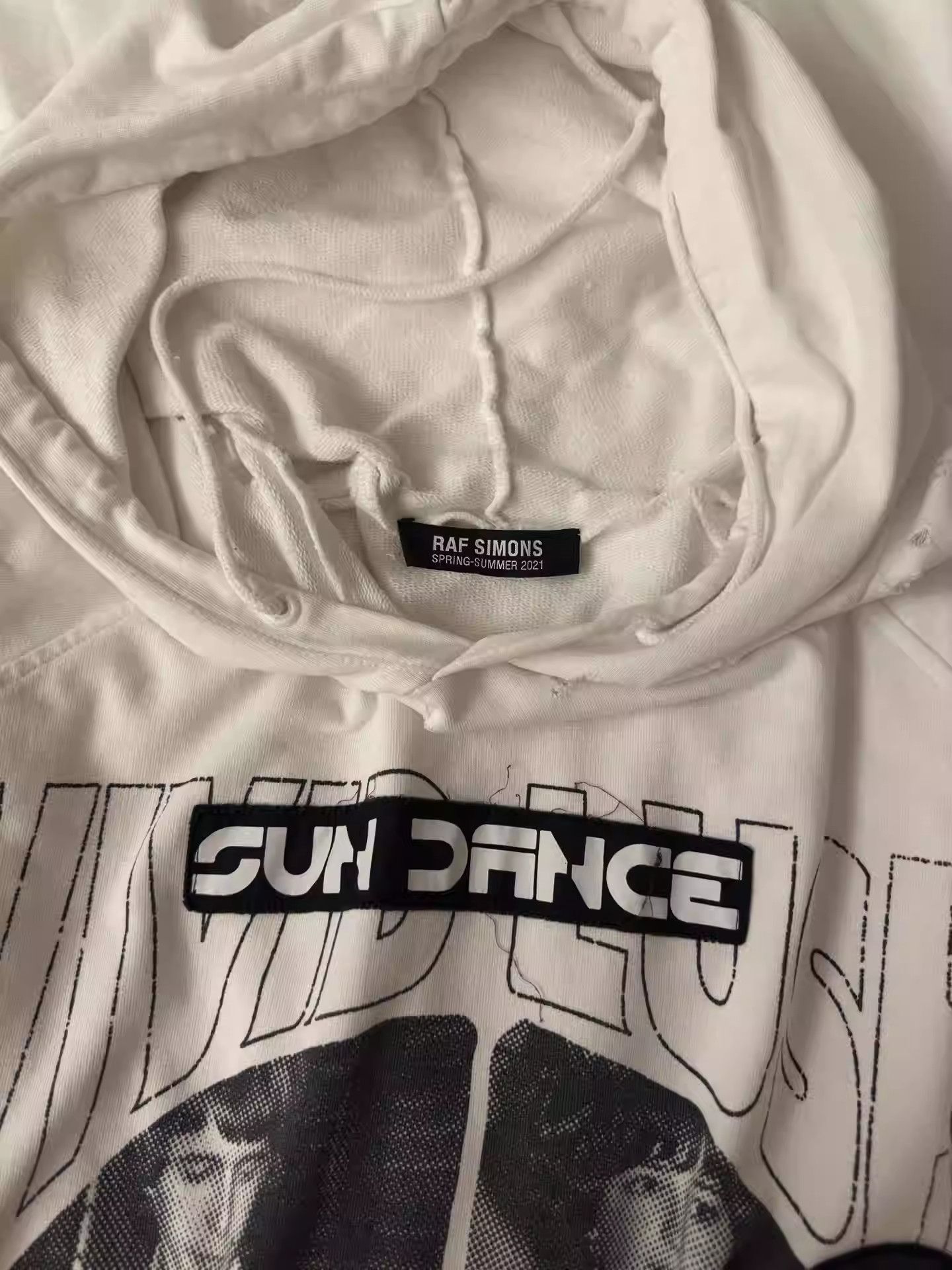 raf simons 21ss medal of destruction sweatshirt