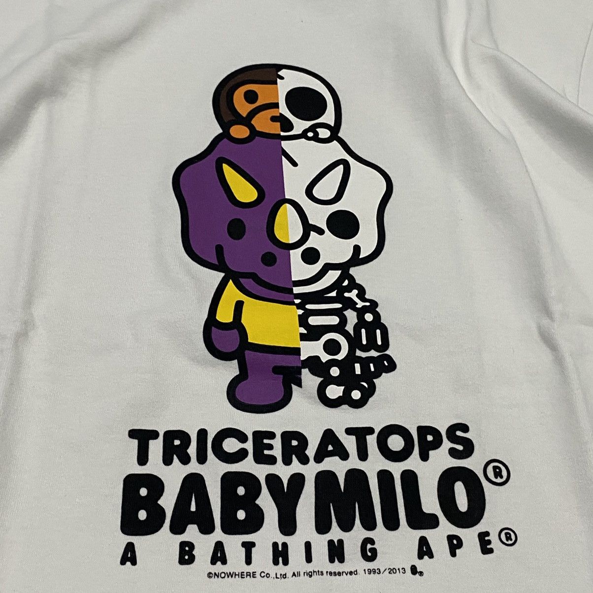 Bape Baby Milo Triceratos Tee Size US M / EU 48-50 / 2 - 5 Thumbnail