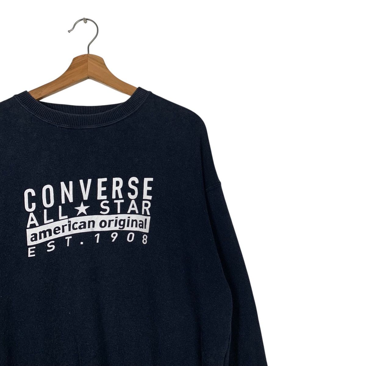 Converse CONVERSE Big Logo Crewneck Sweatshirt #1631-C73 Size US L / EU 52-54 / 3 - 5 Thumbnail
