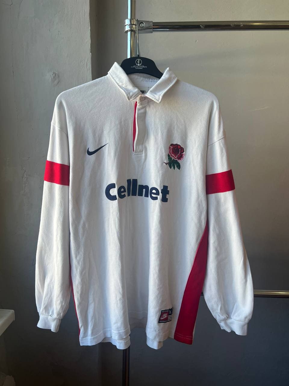 Nike 1997/99 ENGLAND NATIONAL TEAM RUGBY UNION VINTAGE JERSEY XL Size US XL / EU 56 / 4 - 3 Thumbnail