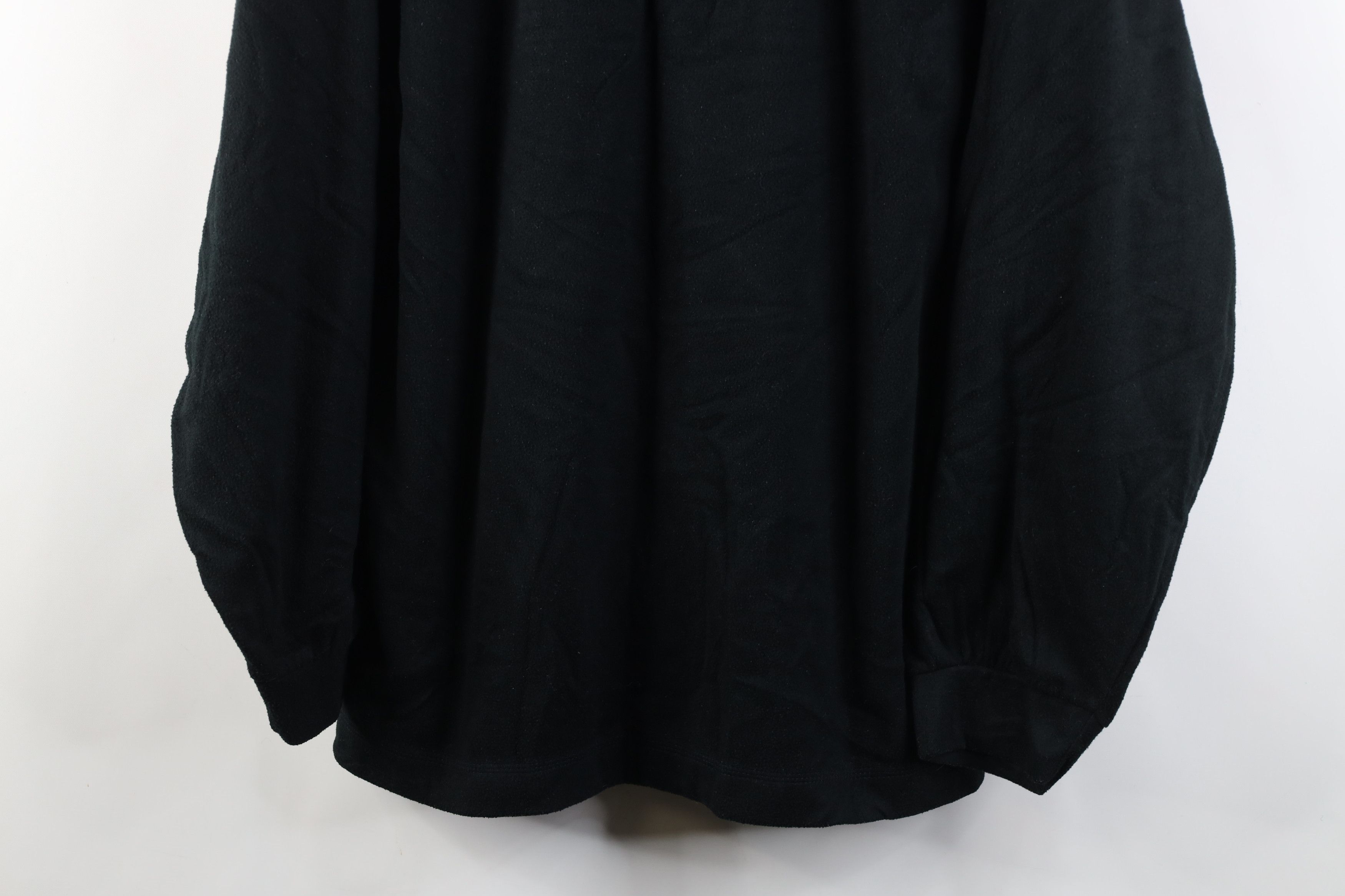 Vintage Vintage 90s Streetwear Fleece Henley Sweater T-Shirt Black Size US L / EU 52-54 / 3 - 3 Thumbnail