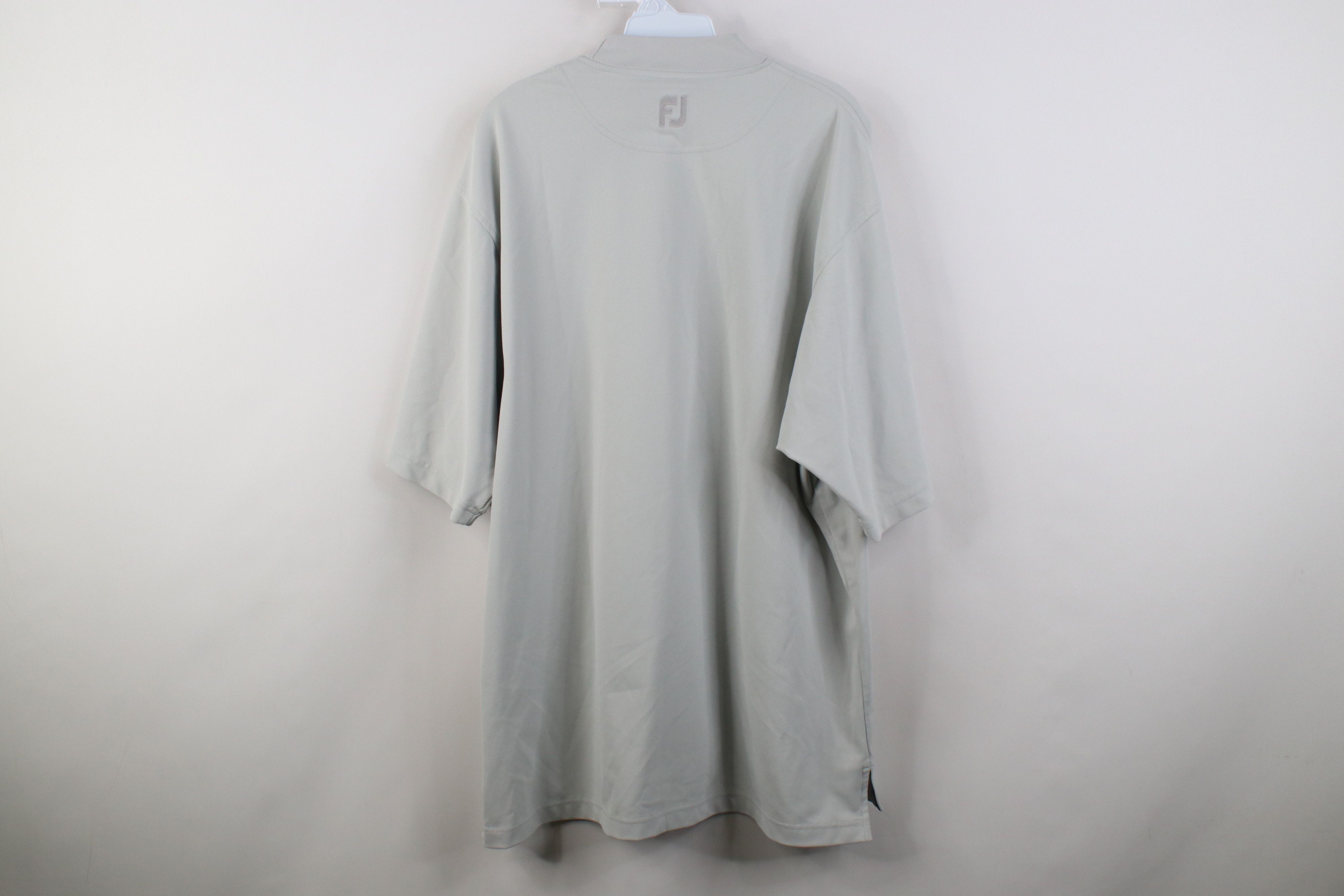 Footjoy FootJoy Golf Embroidered Mock Neck Short Sleeve T-Shirt Gray Size US L / EU 52-54 / 3 - 13 Thumbnail