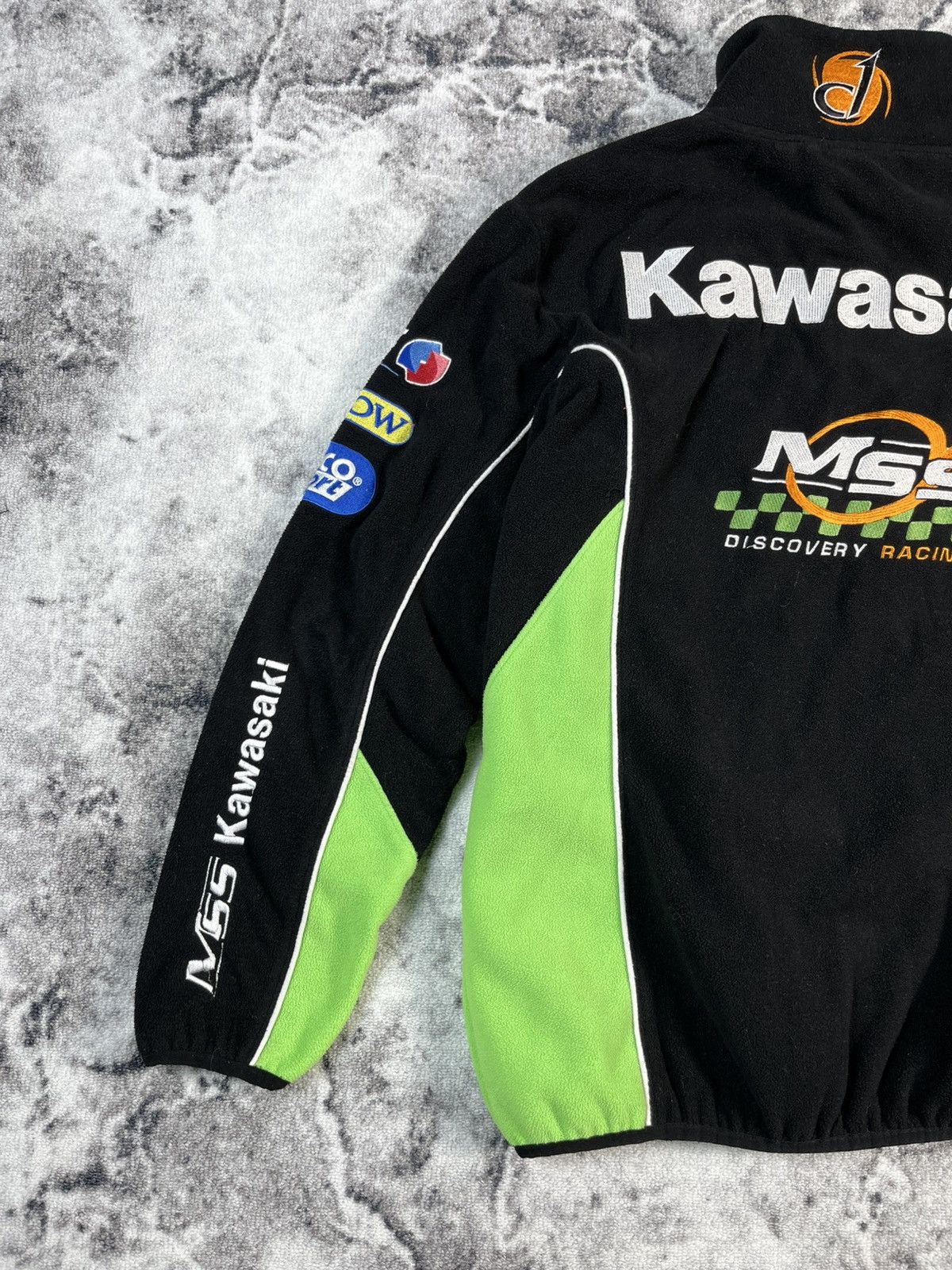 Other Vintage Kawasaki MSS Racing Fleece Jacket Y2K Size US S / EU 44-46 / 1 - 10 Thumbnail
