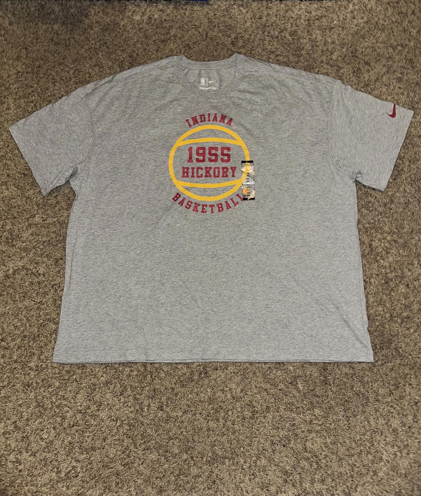 Nike Nike Men’s Indiana Pacers Hardwood Classics Hometown Vintage T-Shirt Size US XXL / EU 58 / 5 - 1 Thumbnail