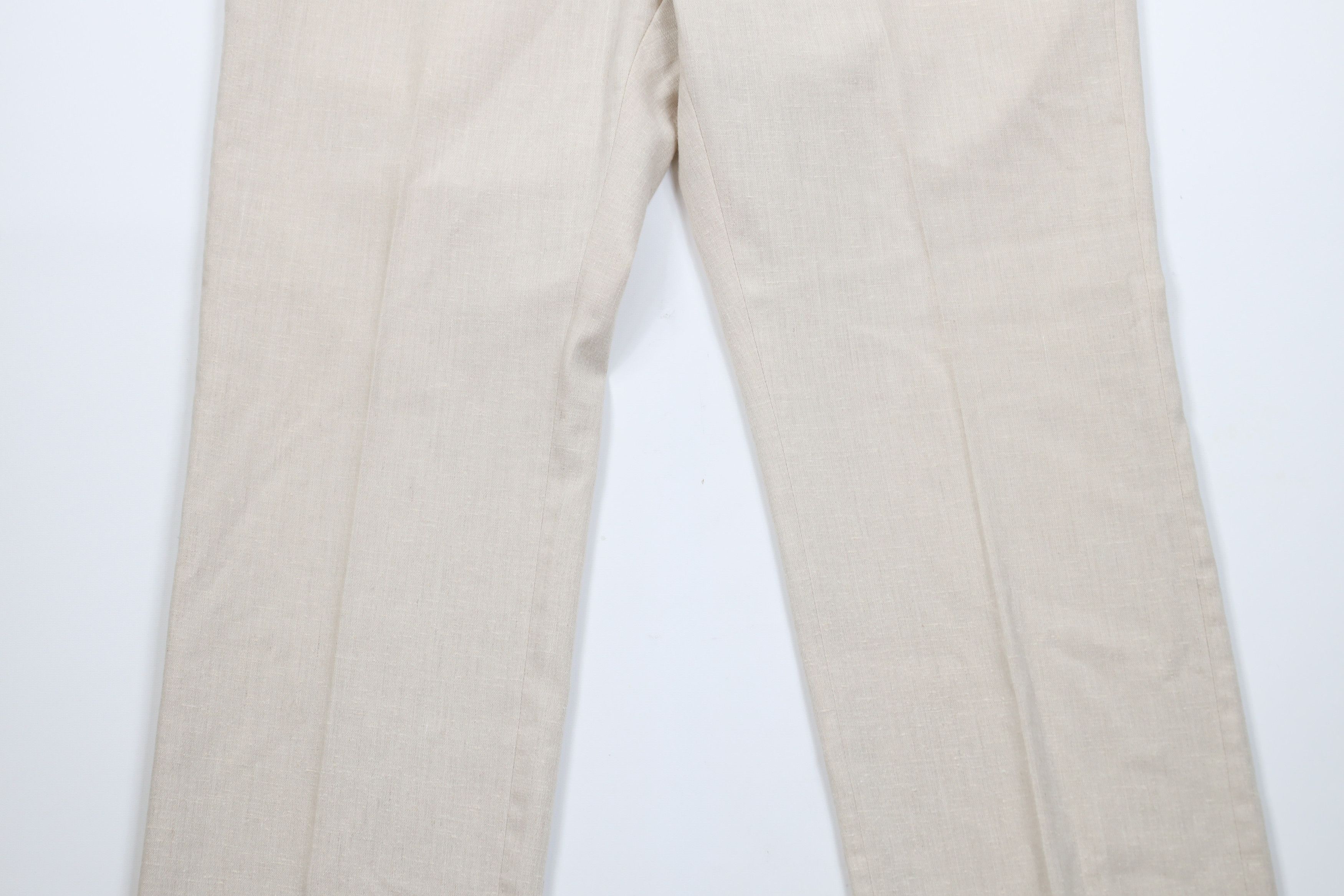 Vintage Vintage 70s Streetwear Fleck Linen Wide Leg Chino Pants USA Size US 36 / EU 52 - 3 Thumbnail
