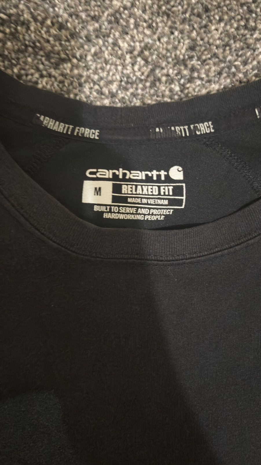 Carhartt Black Medium Relaxed Fit Carhartt Shirt Size US M / EU 48-50 / 2 - 2 Thumbnail