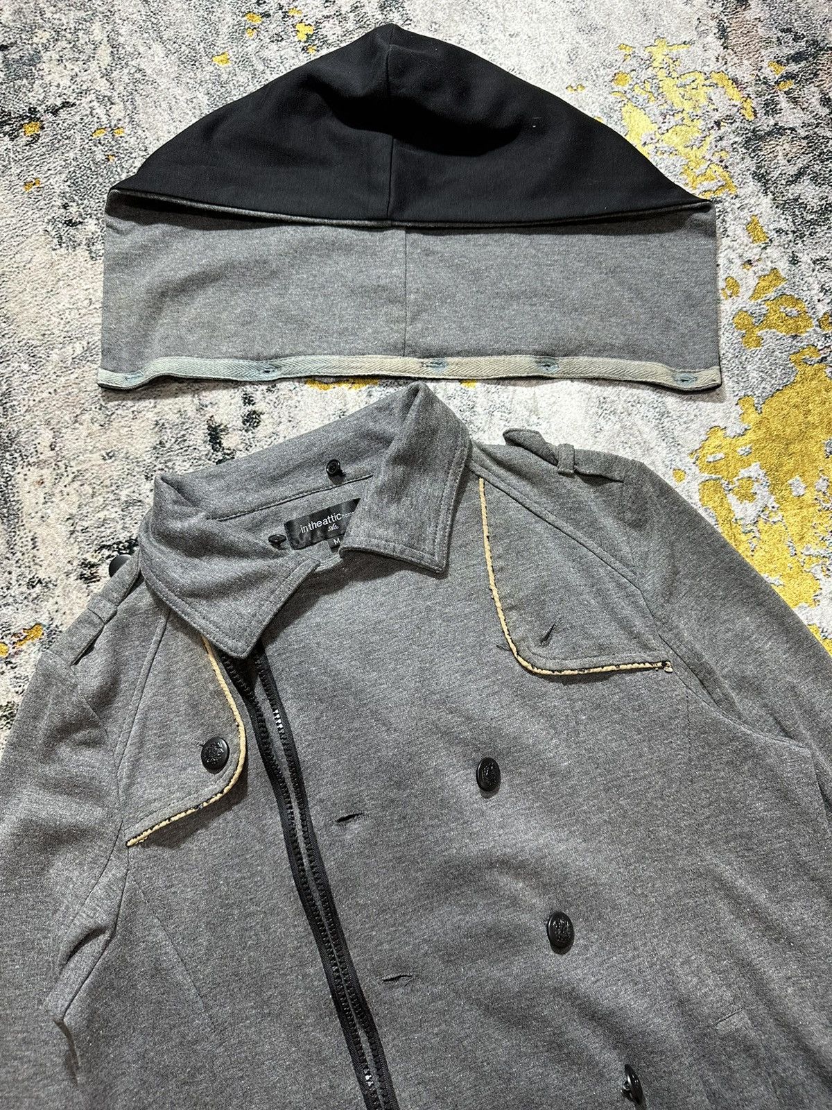 In The Attic ASSYMETRICAL IN THE ATTIC ZIP JACKET HOODIE IFSIX LGB STYLE Size US M / EU 48-50 / 2 - 5 Thumbnail