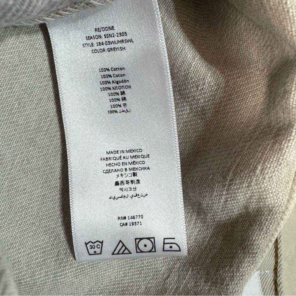 RE/DONE NWT New $295 RE/DONE 70s Ultra High Rise Wide Leg Jeans in Size 29" - 9 Thumbnail