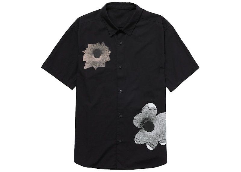 Designer Men's Black Flower Shirt Size US M / EU 48-50 / 2 - 3 Thumbnail