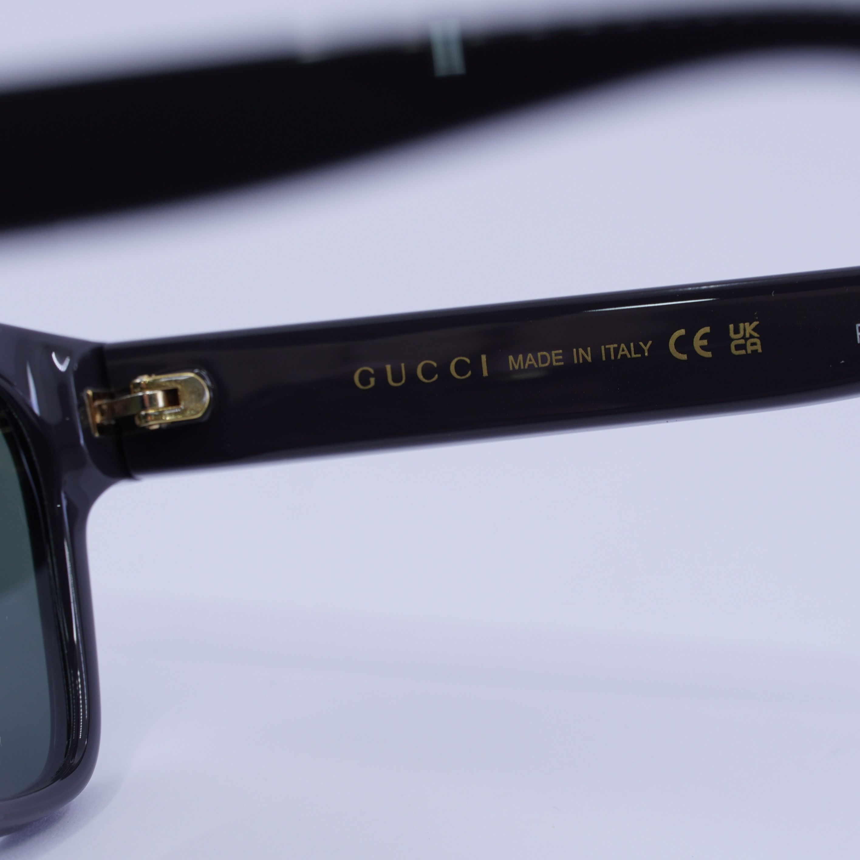 Gucci Gucci GG1716S 003 Sunglasses Grey Square Frame, Grey Lenses Size ONE SIZE - 9 Thumbnail