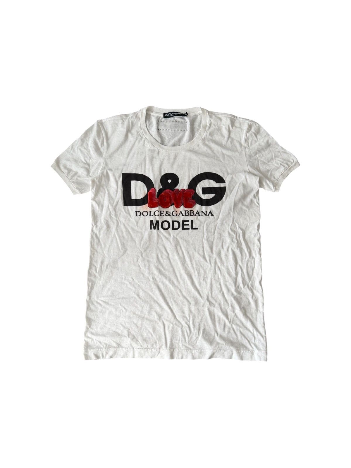 Dolce & Gabbana Dolce Gabbana Love Mode T-Shirt Size XS / US 0-2 / IT 36-38 - 1 Thumbnail