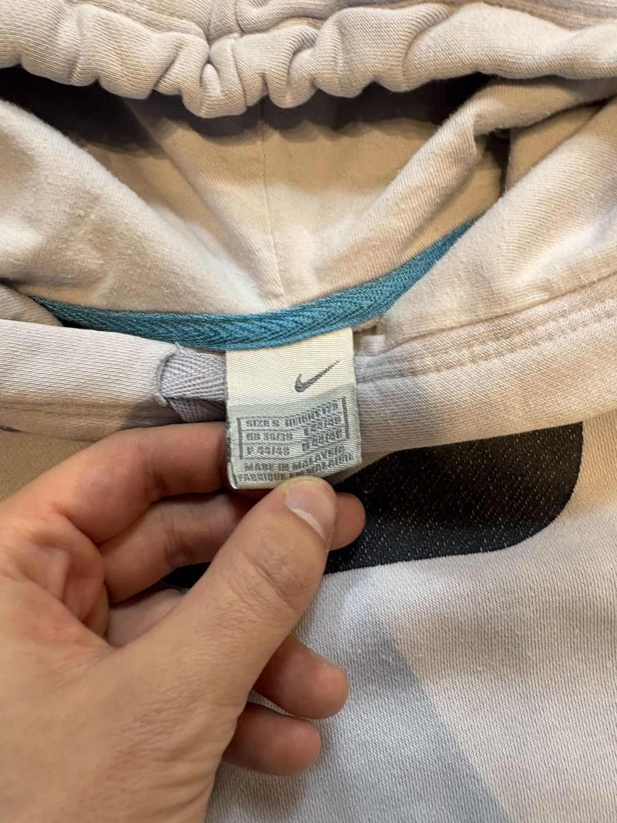 Nike 90s Nike Vintage Oversized Big Logo Retro Hoodie Y2K Rare Size US S / EU 44-46 / 1 - 5 Thumbnail