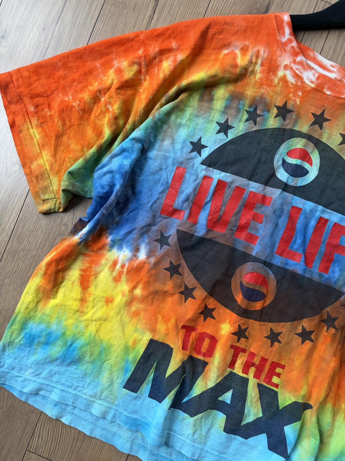 Pepsi PEPSI Vintage Tie Dye Festival Boxy T-shirt Size US XXL / EU 58 / 5 - 8 Thumbnail
