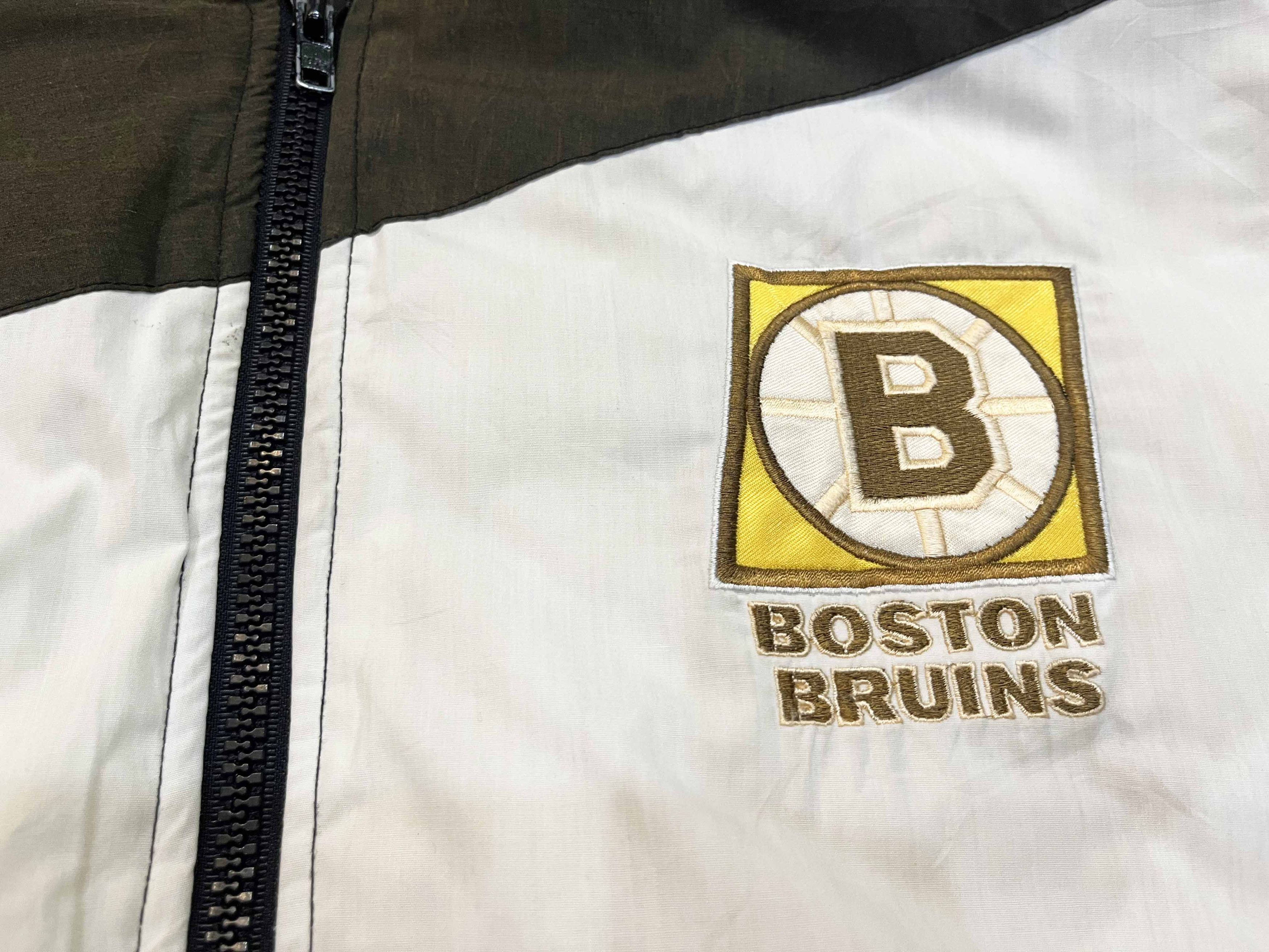 NHL × Pro Player × Vintage Vintage Pro Player NHL Boston Bruins Hockey Full Zip Puffer Size US XL / EU 56 / 4 - 2 Thumbnail