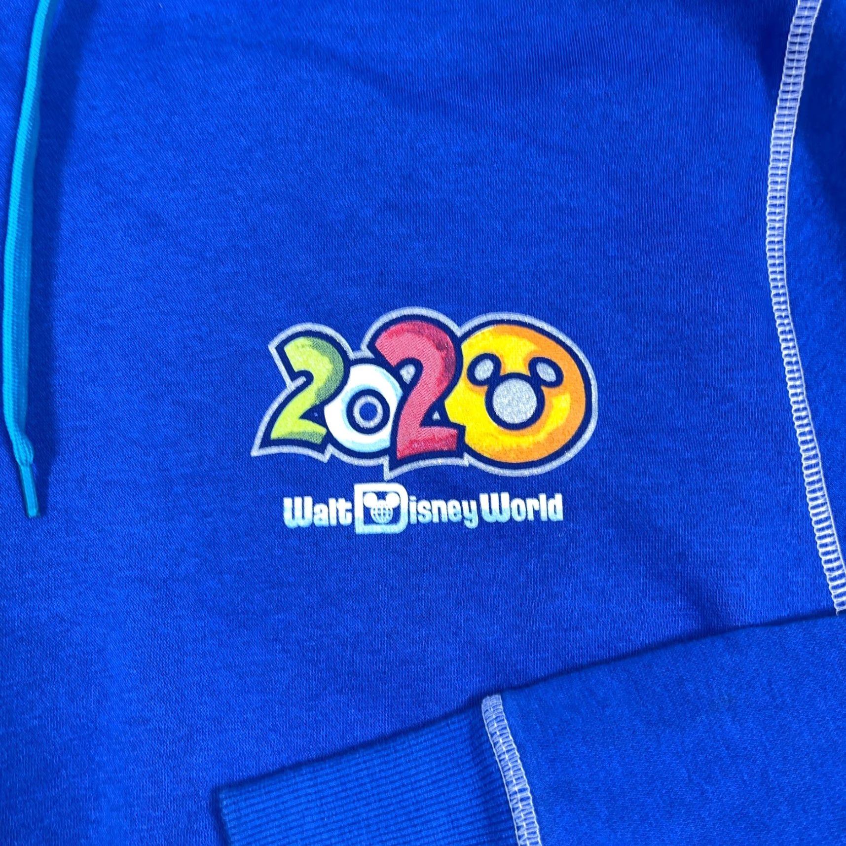 Disney Walt Disney World Hoodie Men 3XL Blue Full Zip Sweatshirt Jacket 2020 Adult Disney Hoodie Blue 3XL Men Mickey 90s Cartoon Retro Full Zip Graphic Print Size US XXL / EU 58 / 5 - 3 Thumbnail