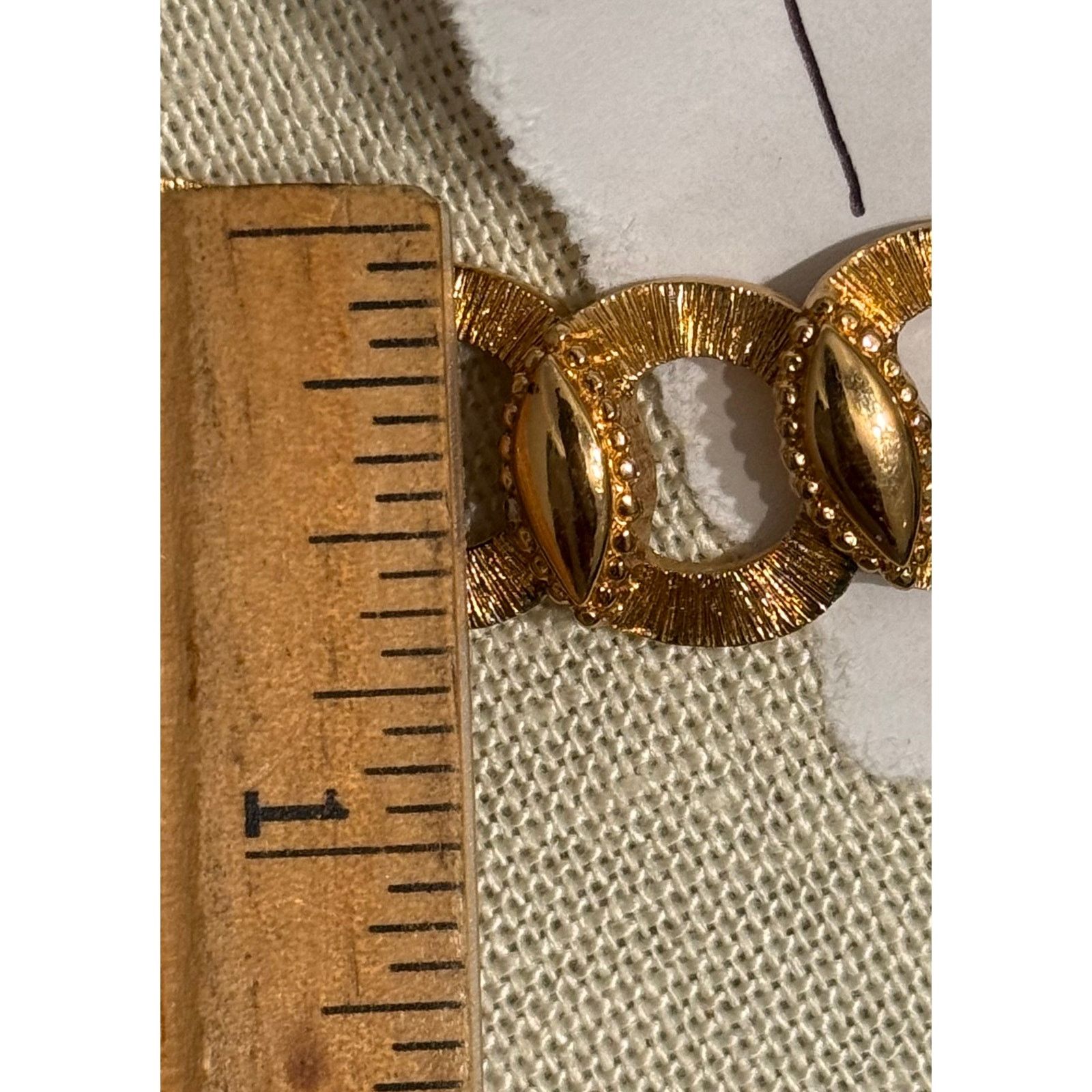 Monet Vintage Monet Chunky Runway Chain 14” Gold Tone Size ONE SIZE - 3 Thumbnail