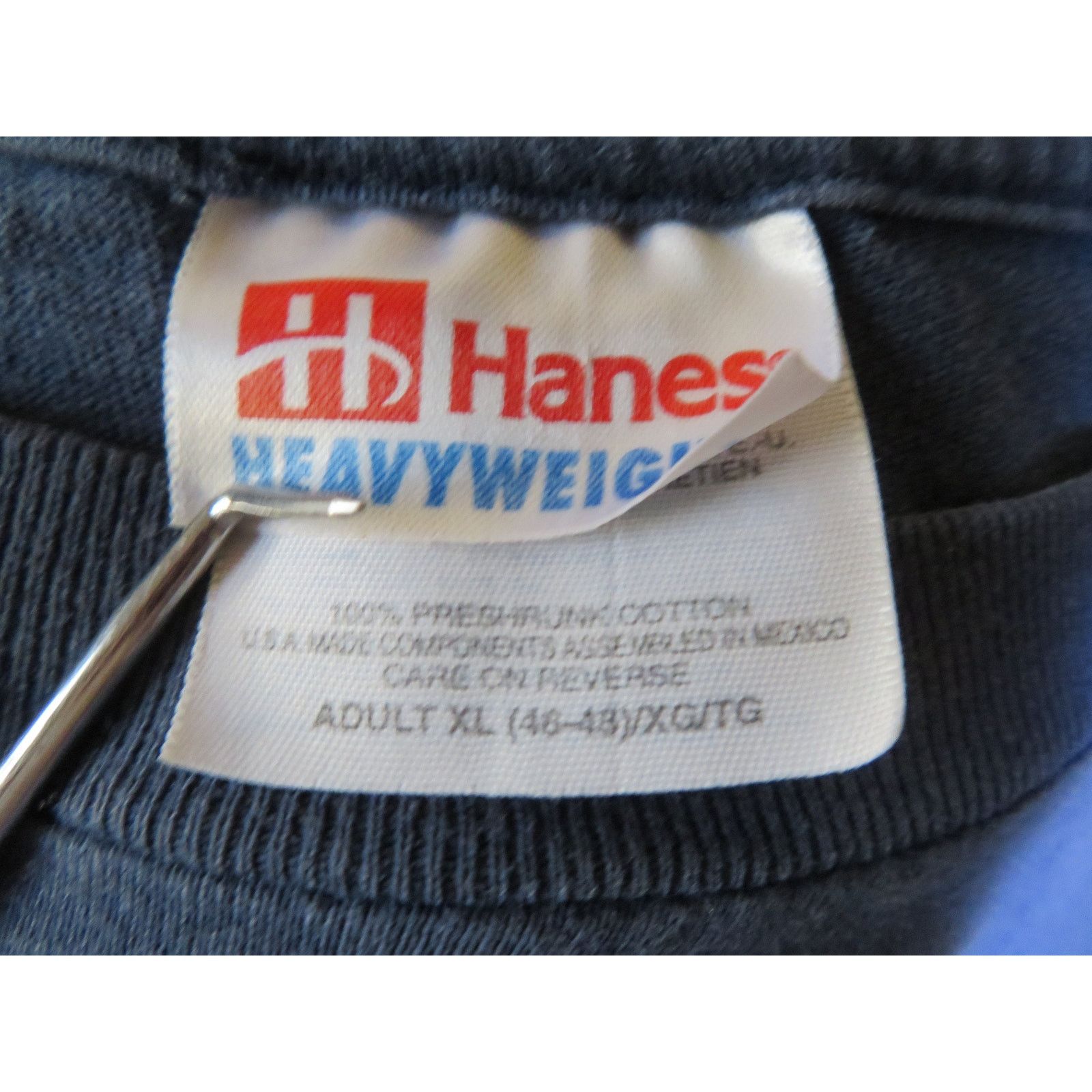 Hanes Phoenix Pyros GQ Style T-Shirt Double Sided Blue Sz XL 2000 Size US XL / EU 56 / 4 - 7 Thumbnail
