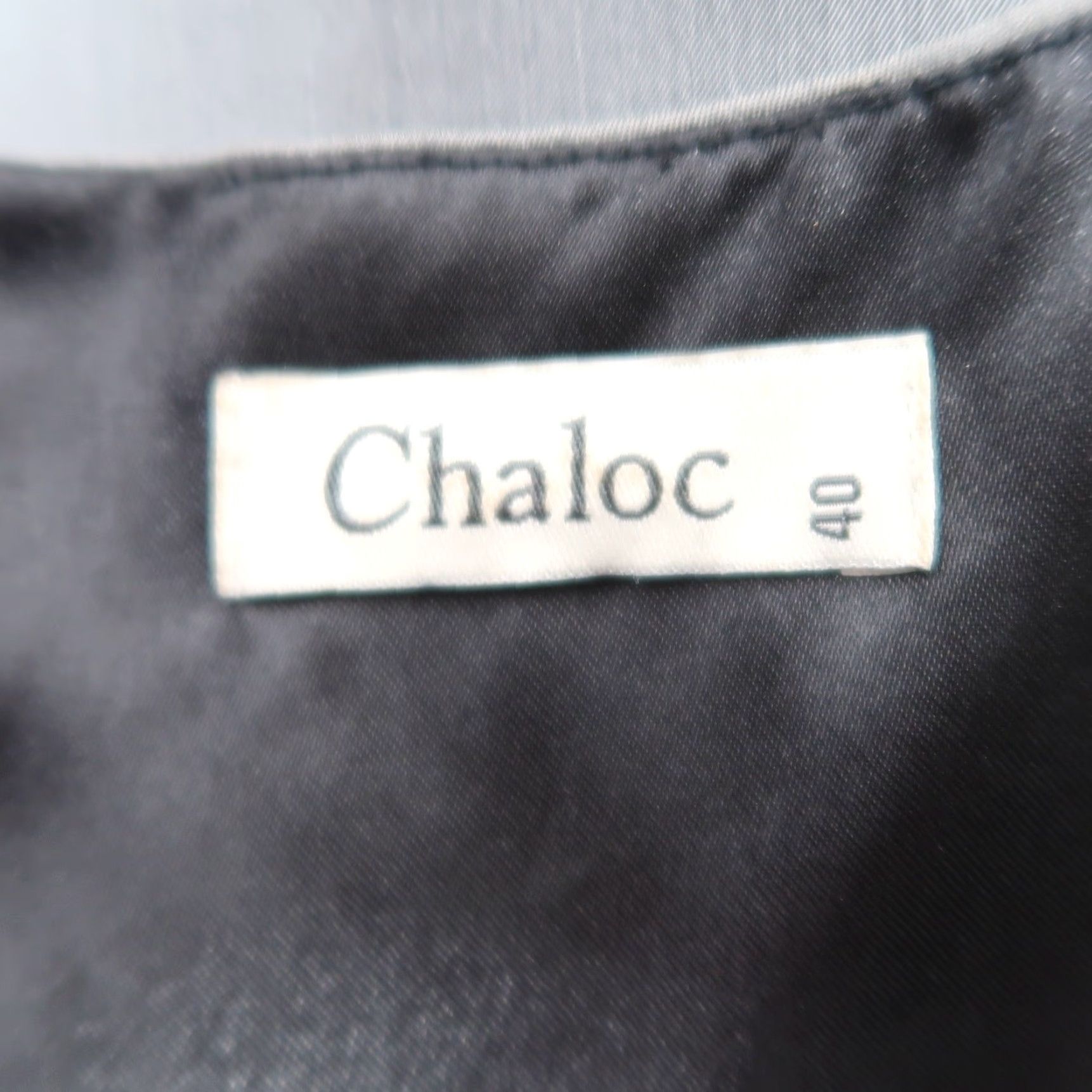 Vintage VINTAGE Chaloc silver grey mini dress black beaded fringe trim M Size M / US 6-8 / IT 42-44 - 5 Thumbnail