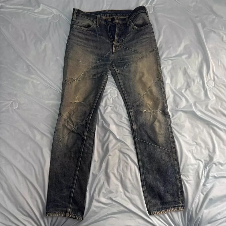Undercover Undercover SizeS 10AW cut and patch Takahiro Miyashita jean Size US 30 / EU 46 - 3 Thumbnail