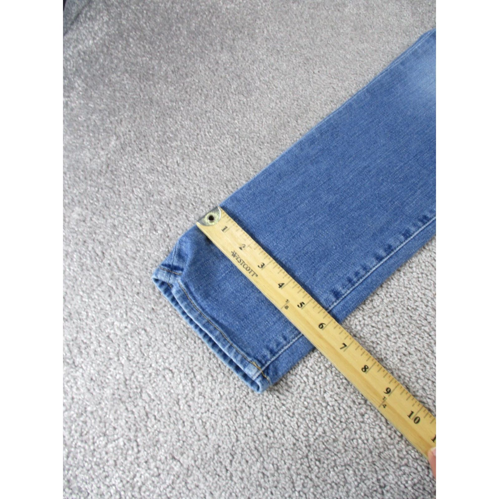 Frame FRAME Jeans Mens 30 Athletic Light Wash Denim Zip 33 Inseam Stains Tapered Regular Blue 2010s Mens Size US 30 / EU 46 - 5 Thumbnail