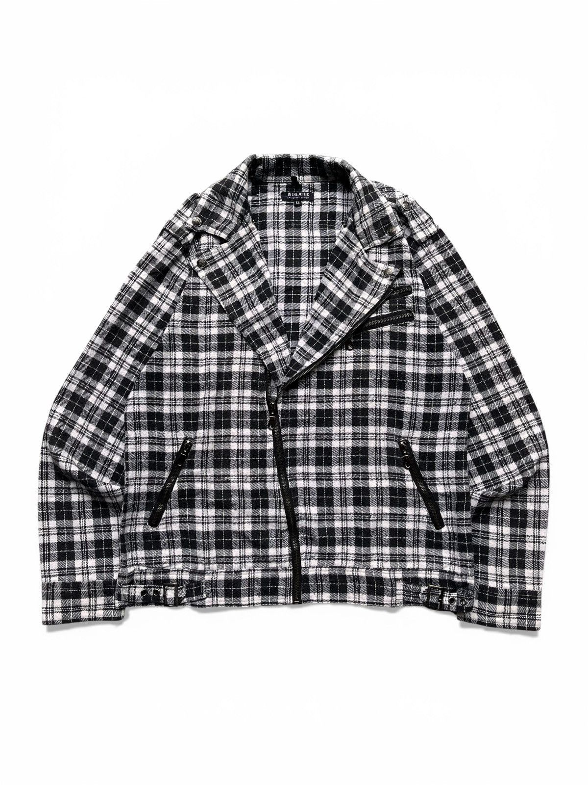 In The Attic In The Attic Asyimetrical Bikers Jacket Size US M / EU 48-50 / 2 - 2 Thumbnail