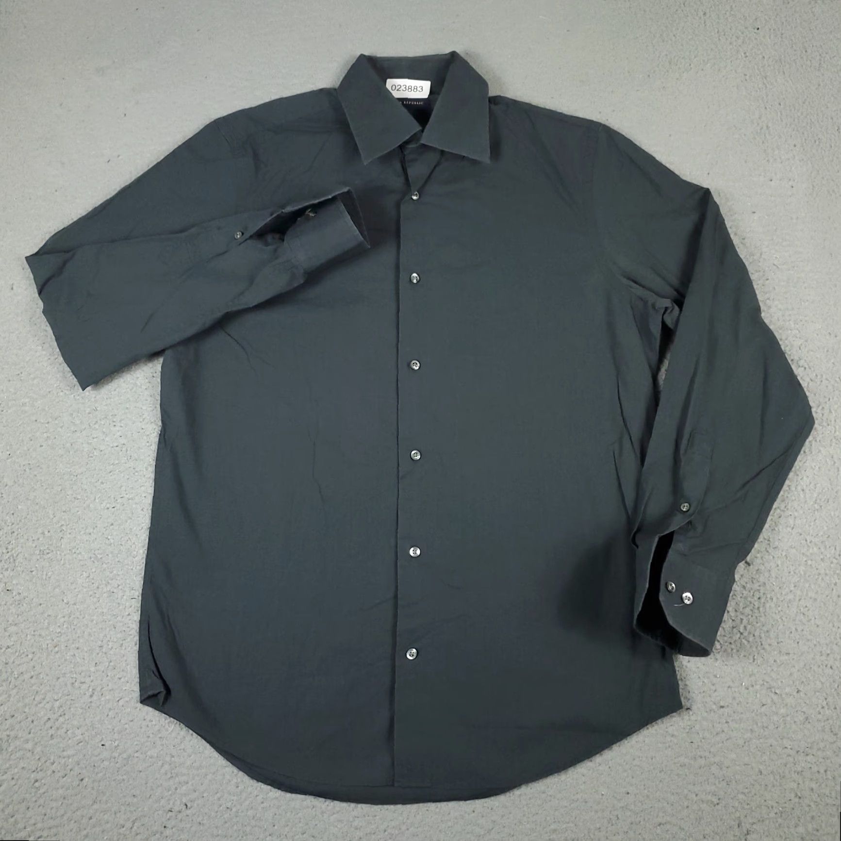 Banana Republic Banana Republic Shirt Small Gray Plaid Button-Up Long Sleeve Casual Office Wear Mens Size US S / EU 44-46 / 1 - 2 Thumbnail