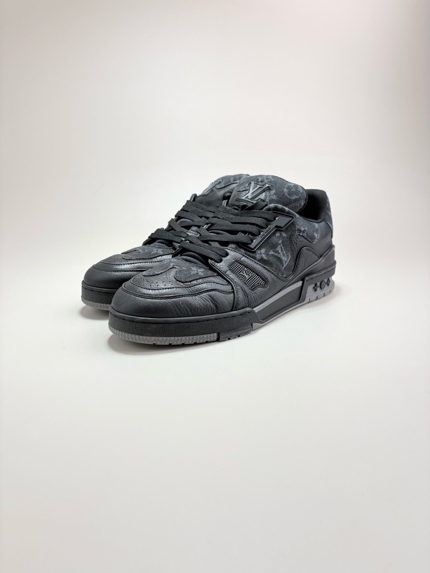 Louis Vuitton Louis Vuitton LV Trainer Nigo Black Denim Size US 10.5 / EU 43-44 - 1 Thumbnail