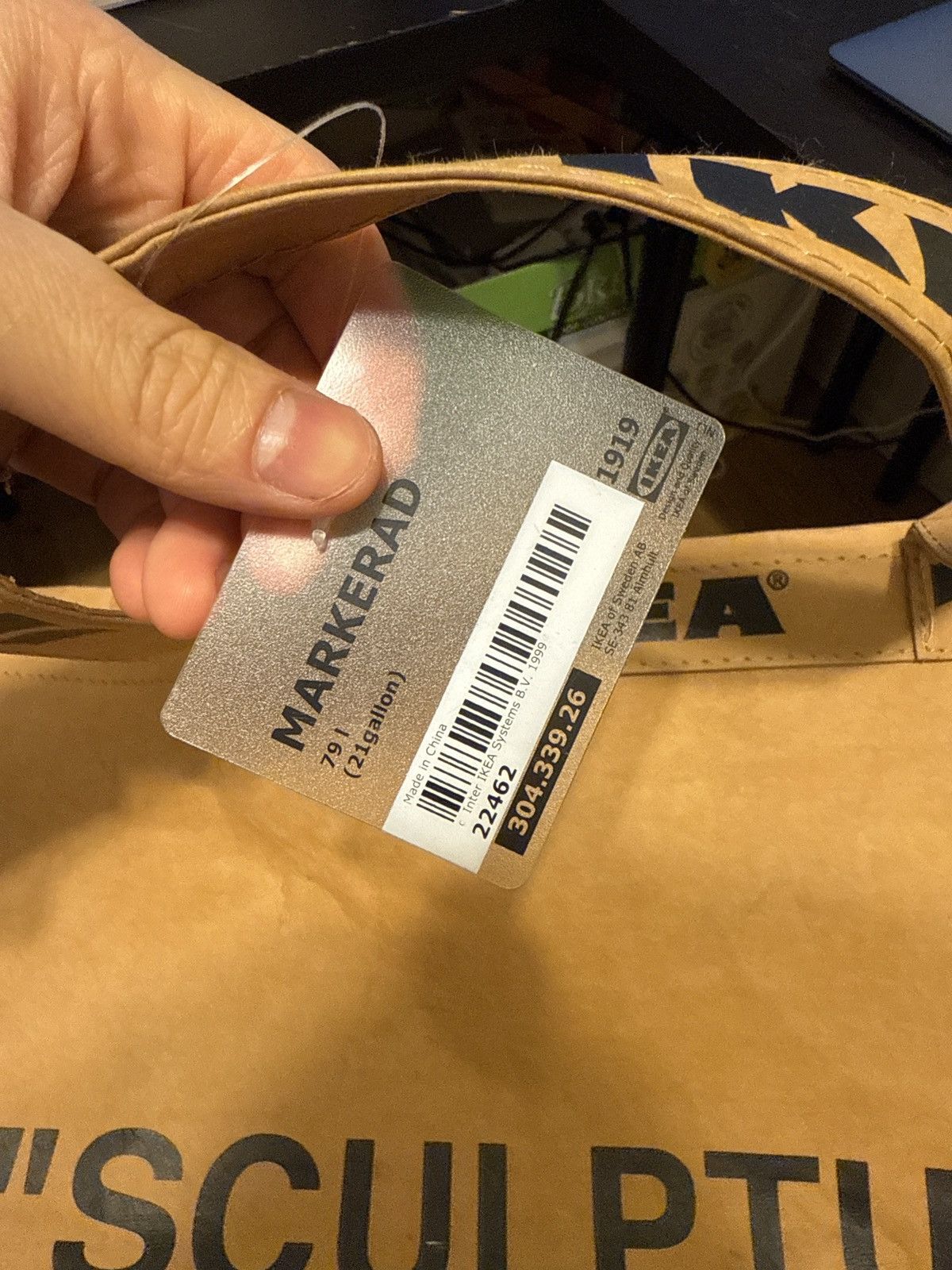 Off-White Off white x ikea sculpture bag 21 gallon size Size ONE SIZE - 7 Thumbnail