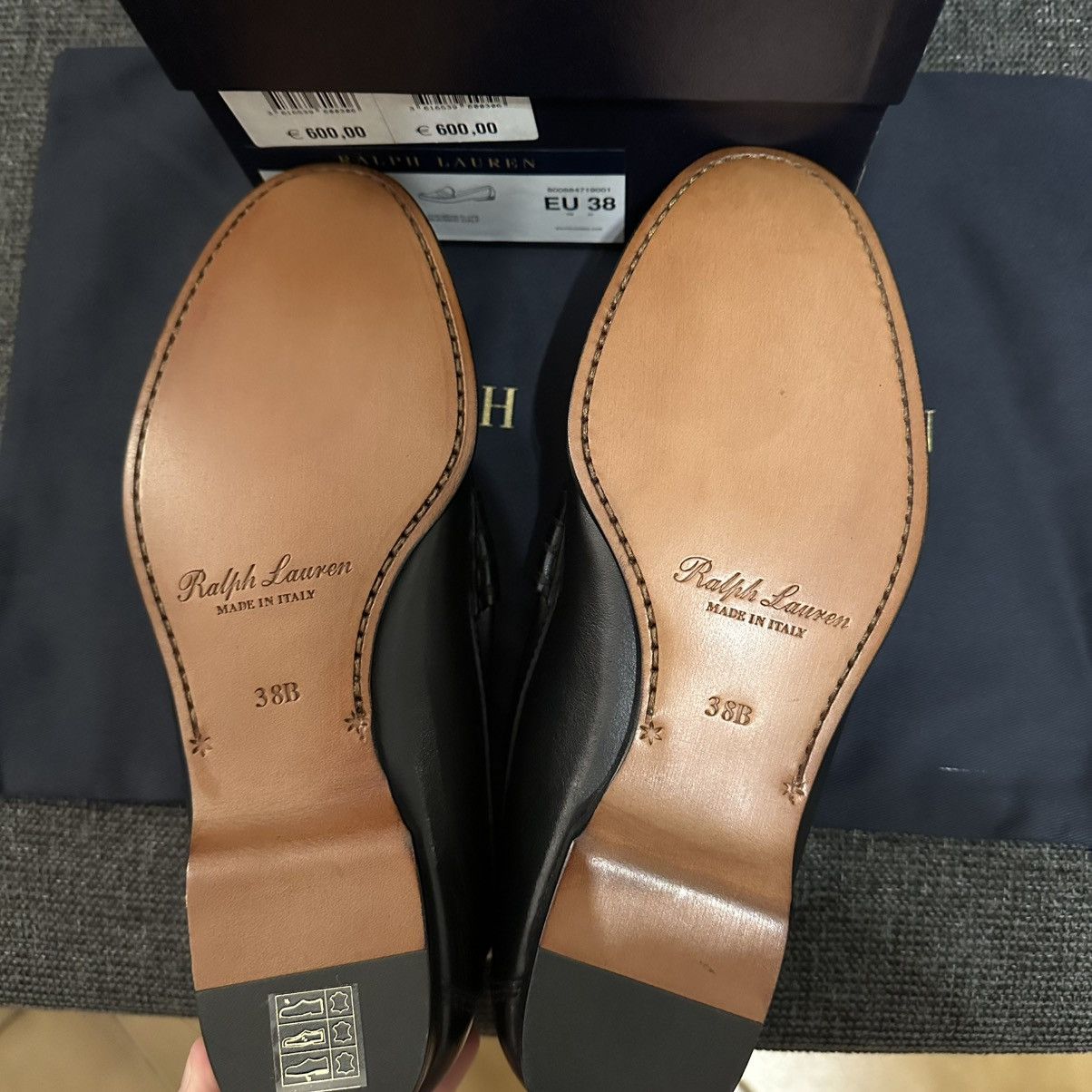 Ralph Lauren Purple Label Ralph Lauren Purple Label Loafer Chalmers Black White Size US 8 / IT 38 - 5 Thumbnail