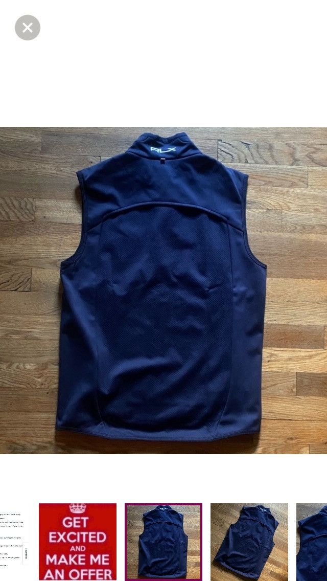 RLX Ralph Lauren RLX Ralph Lauren Bonded Vest Medium Size US M / EU 48-50 / 2 - 9 Thumbnail