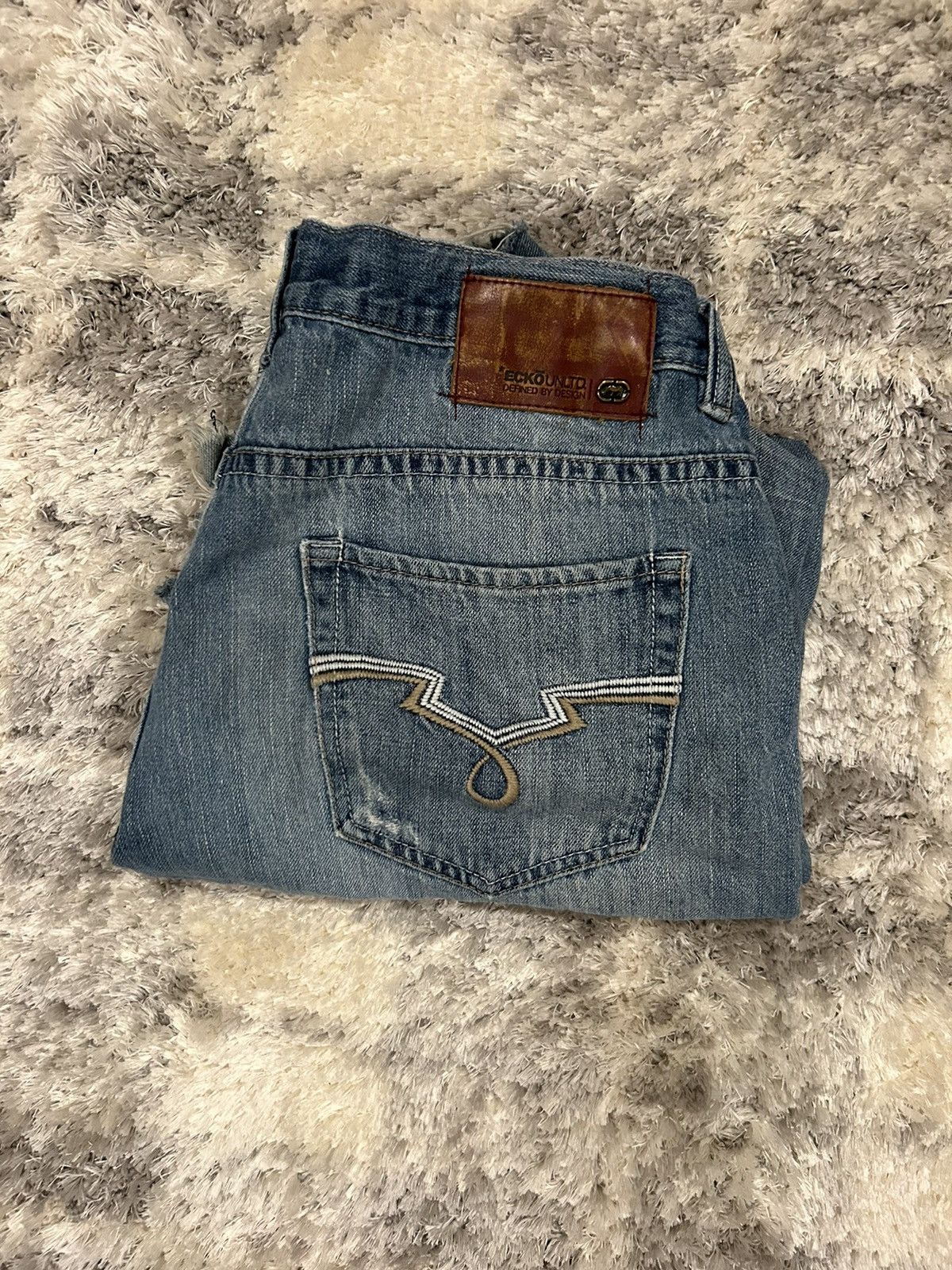 Ecko Unltd. Echo Unltd. Super Baggy Jeans Size US 36 / EU 52 - 1 Thumbnail
