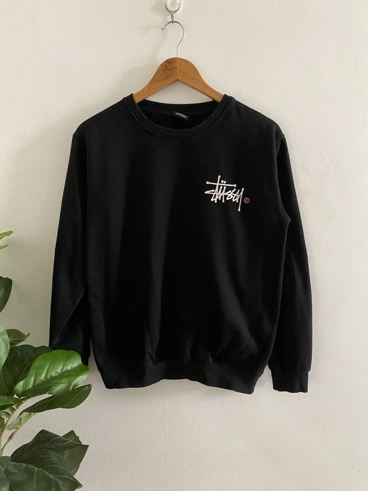 Stussy × Vintage VTG Stussy Sweatshirt Big logo made in Mexico Size US L / EU 52-54 / 3 - 3 Thumbnail