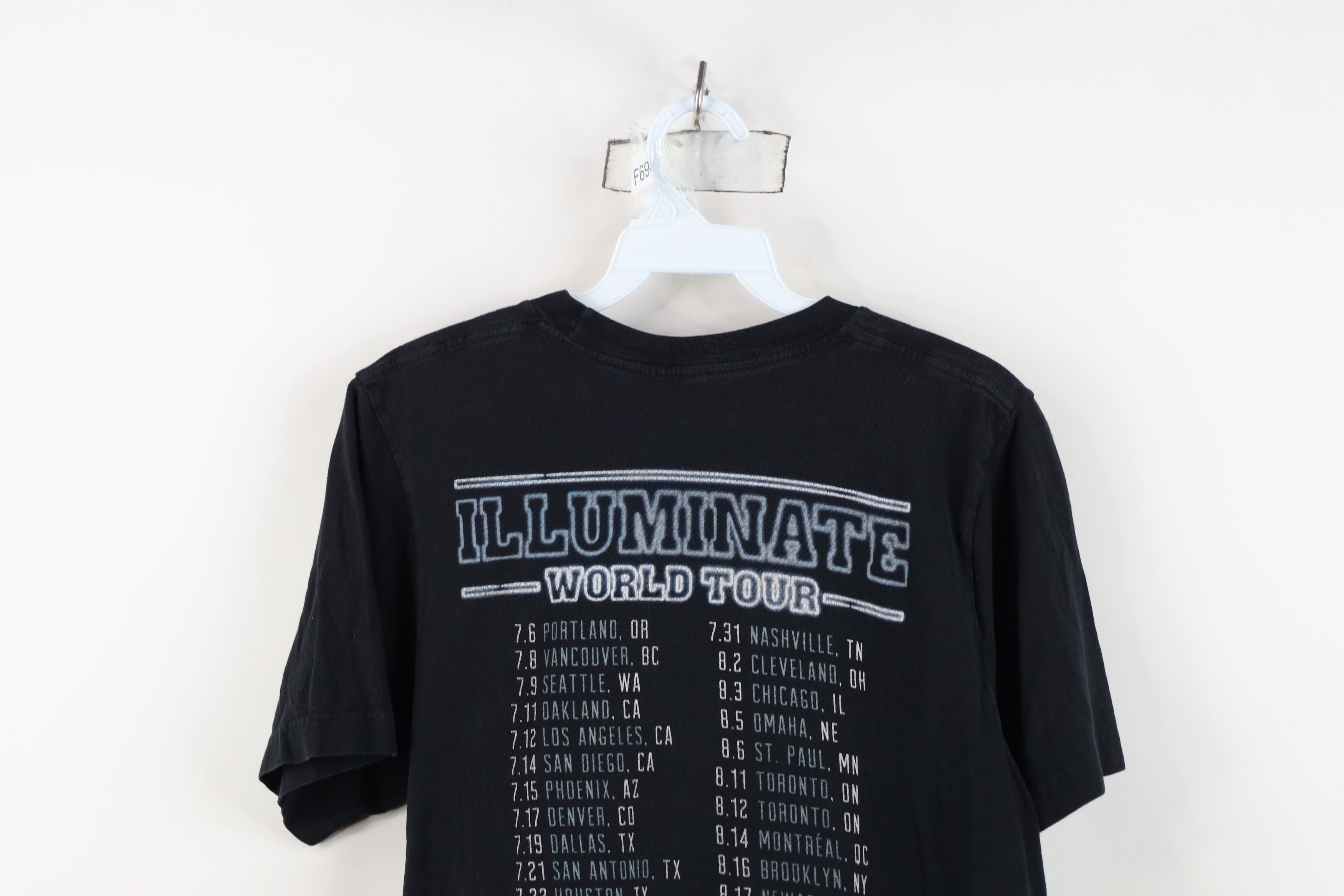 Vintage Y2K Illuminate World Tour Shawn Mendes Band T-Shirt Black Size M / US 6-8 / IT 42-44 - 14 Thumbnail