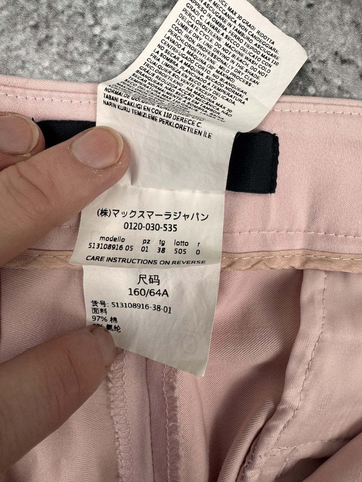 Weekend Max Mara Weekend Max Mara Women Stretch Trousers Pink Size 34 Size 24" / US 00 / IT 34 - 7 Thumbnail