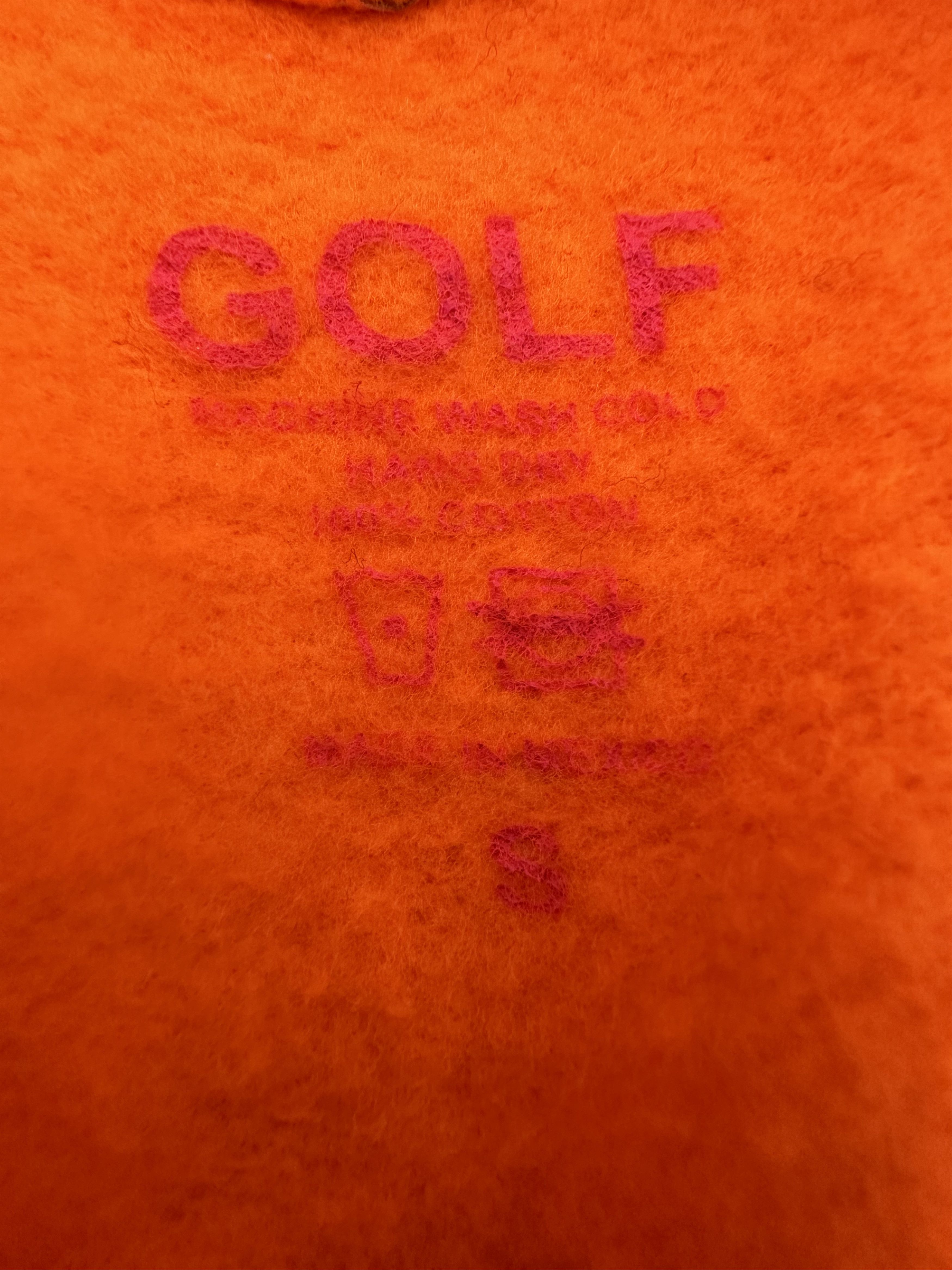Golf Wang × Tyler The Creator Golf Wang Orange " Save The Bees " Logo Hoodie Small S Size US S / EU 44-46 / 1 - 5 Thumbnail