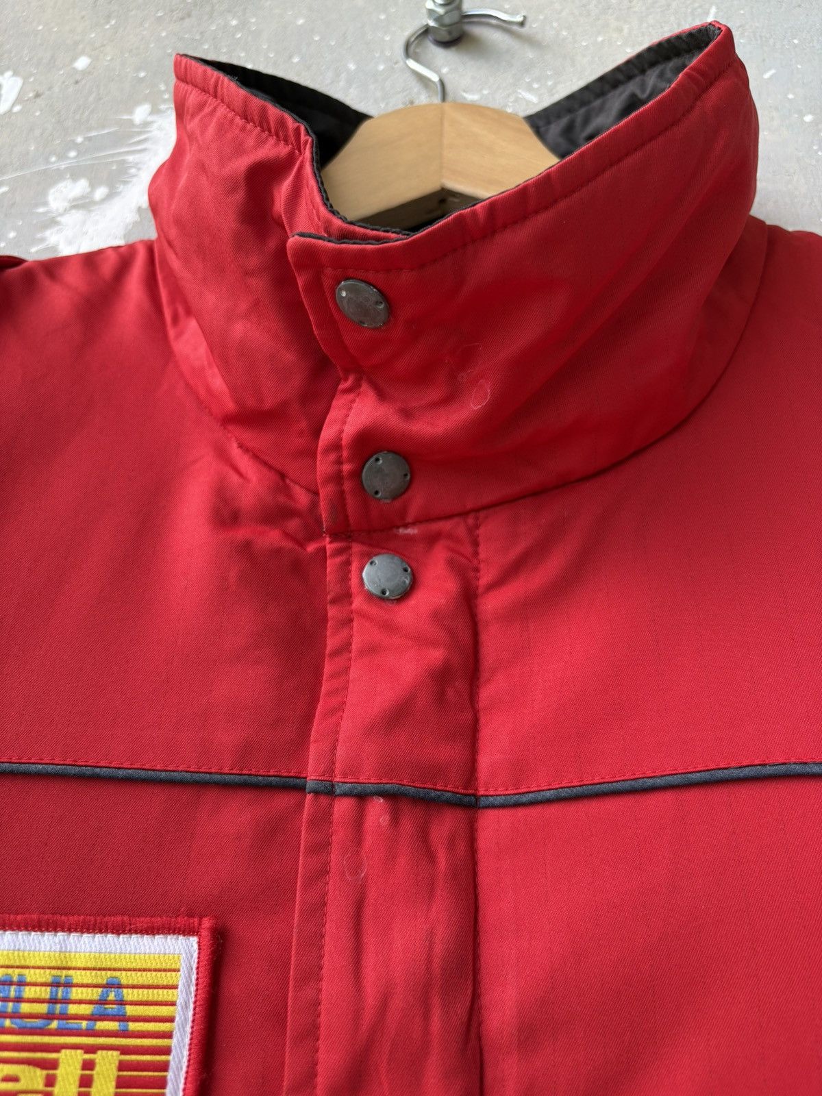 Ferrari Vintage Shell Formula Work F1 Red Jacket 🧥 Size US XL / EU 56 / 4 - 9 Thumbnail